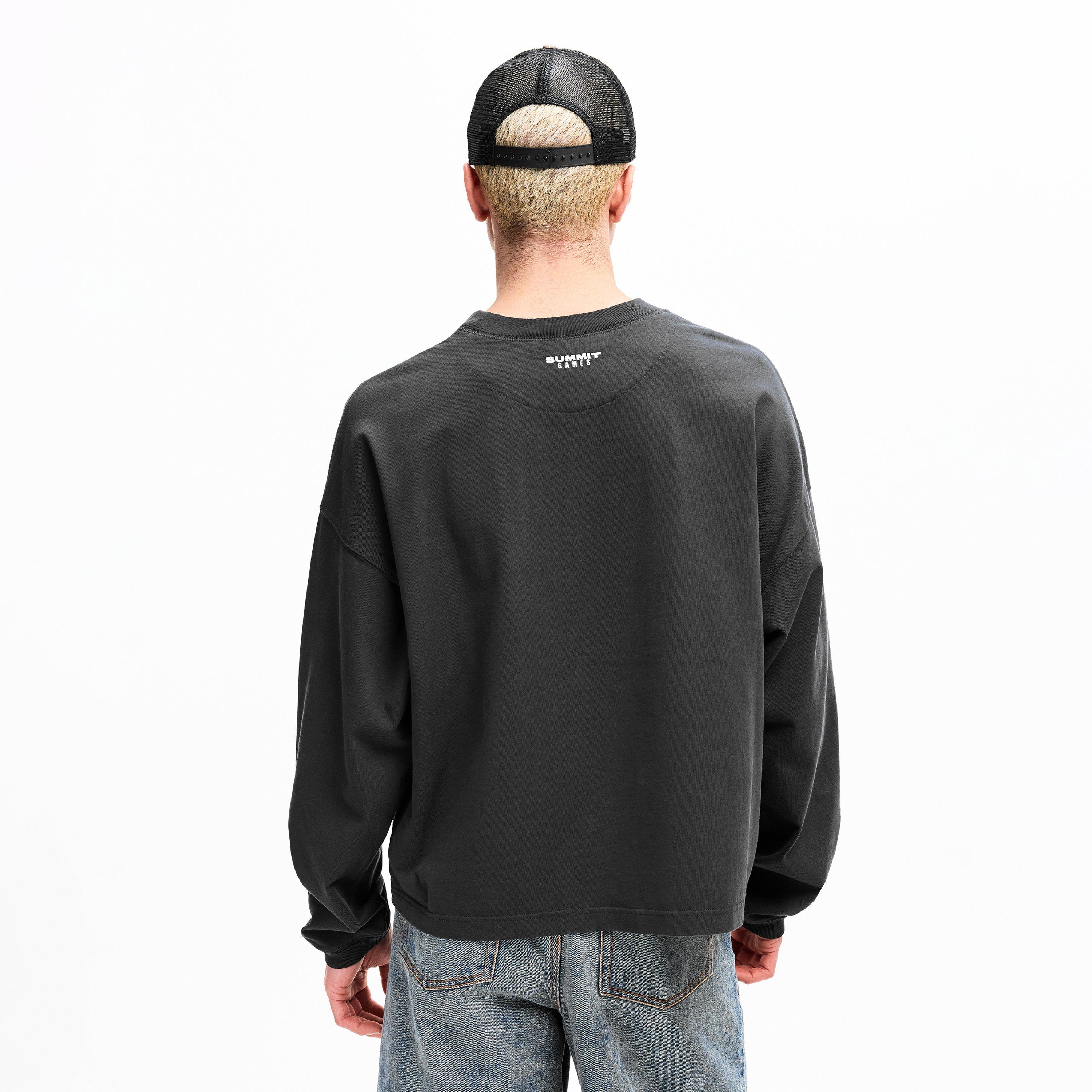 Jet Black - Summer Games - Men's Laurel Long Sleeve T-Shirt - 4