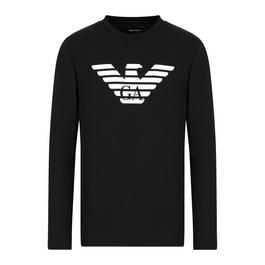 Emporio Armani Long Sleeve Logo T Shirt