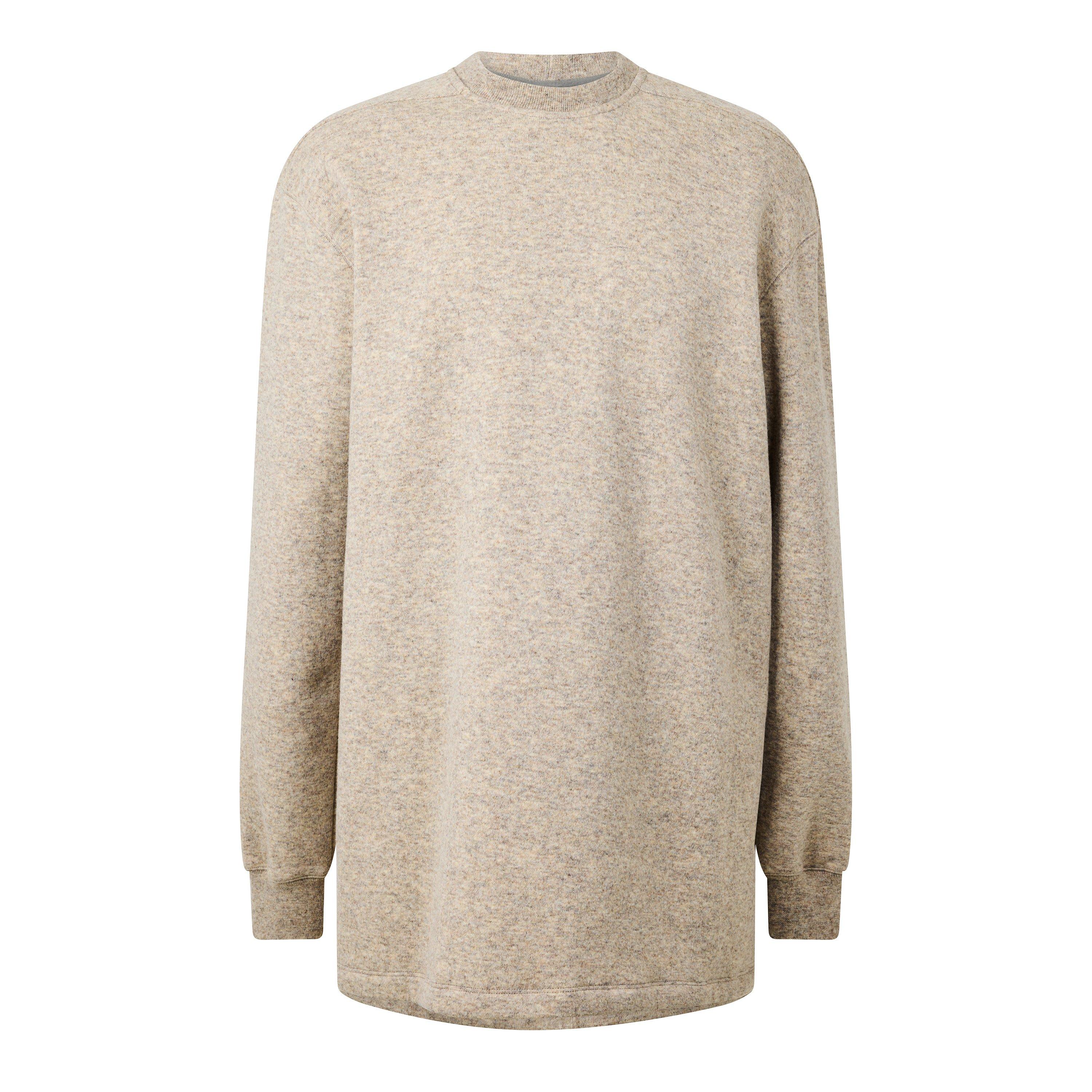 Natural - Rick Owens - Jumbo Long Sleeve Tee - 1