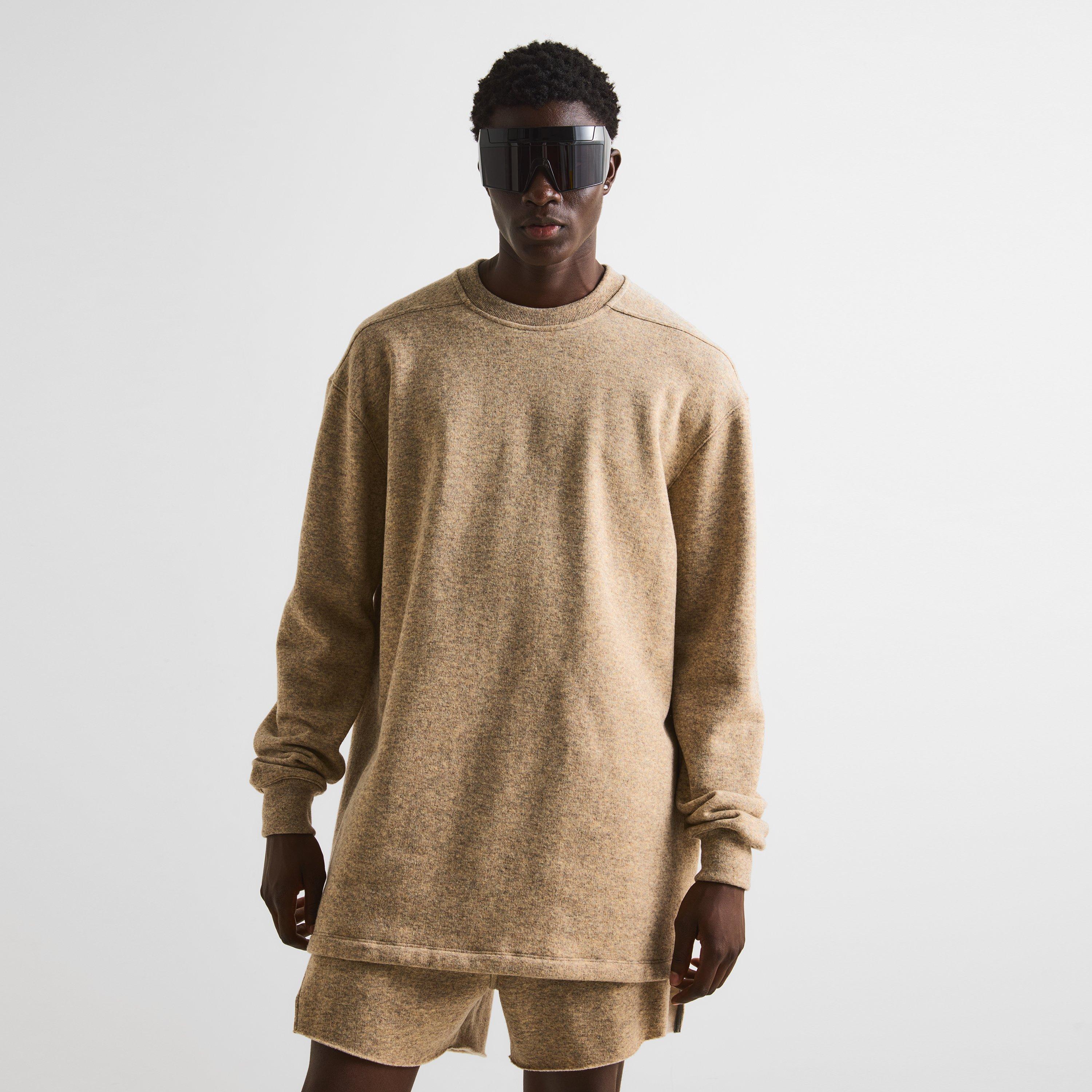 Natural - Rick Owens - Jumbo Long Sleeve Tee - 3