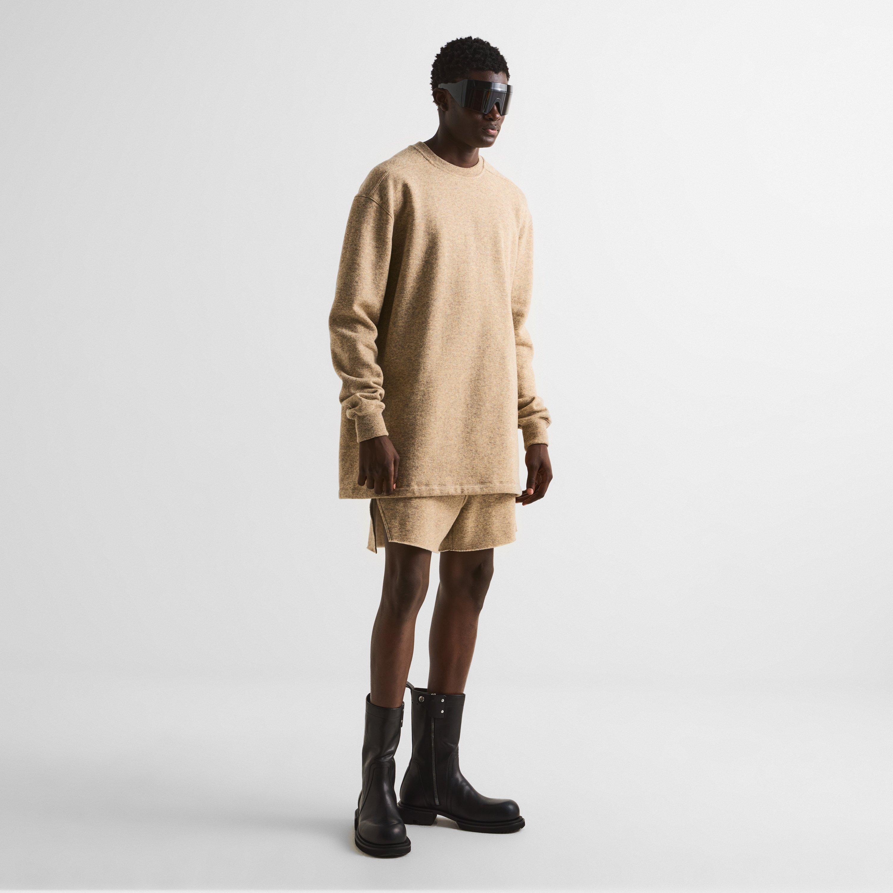 Natural - Rick Owens - Jumbo Long Sleeve Tee - 6