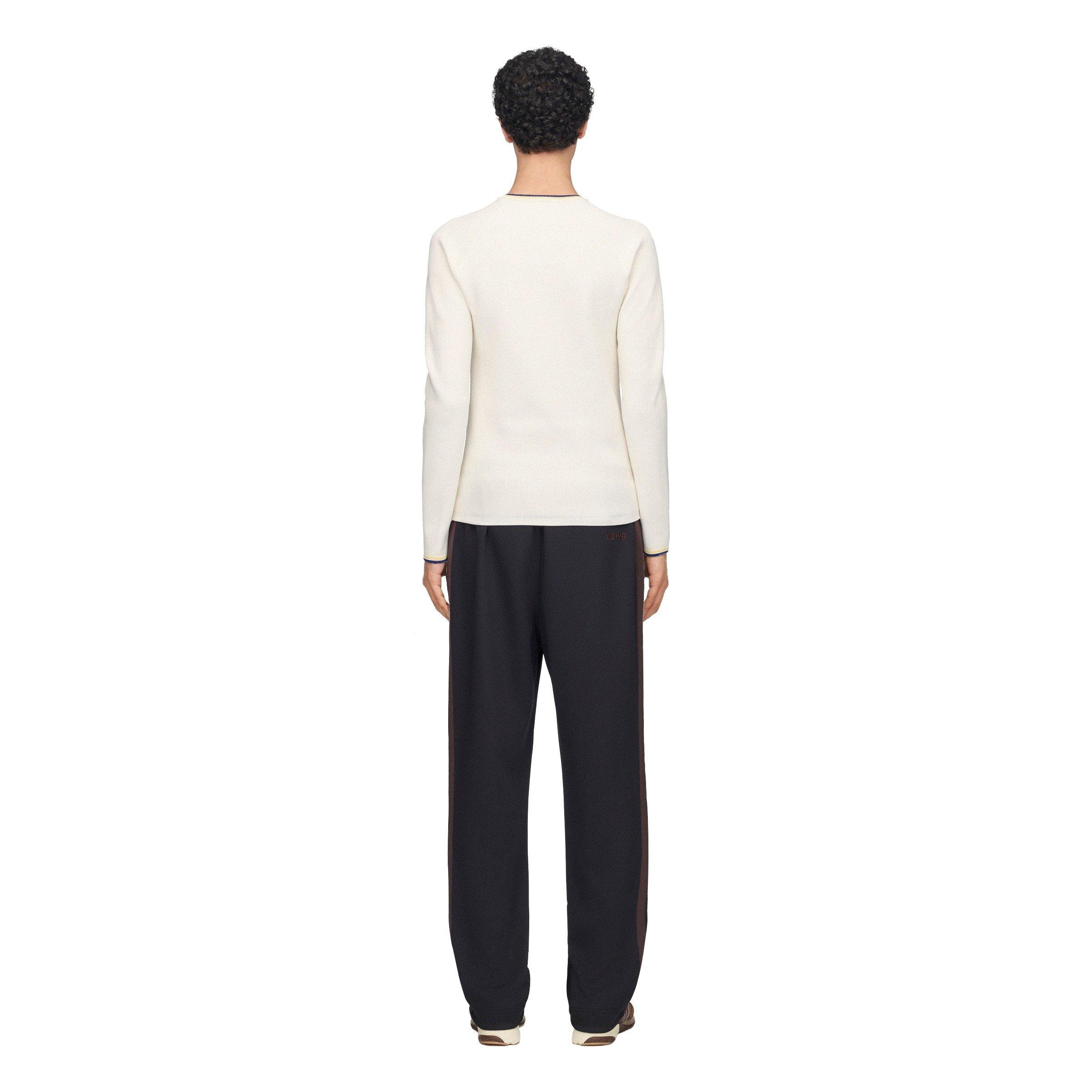 Cream White - adidas Originals - Mens by Wales Bonner x Y3 Knit Base Long Sleeve Top - 4