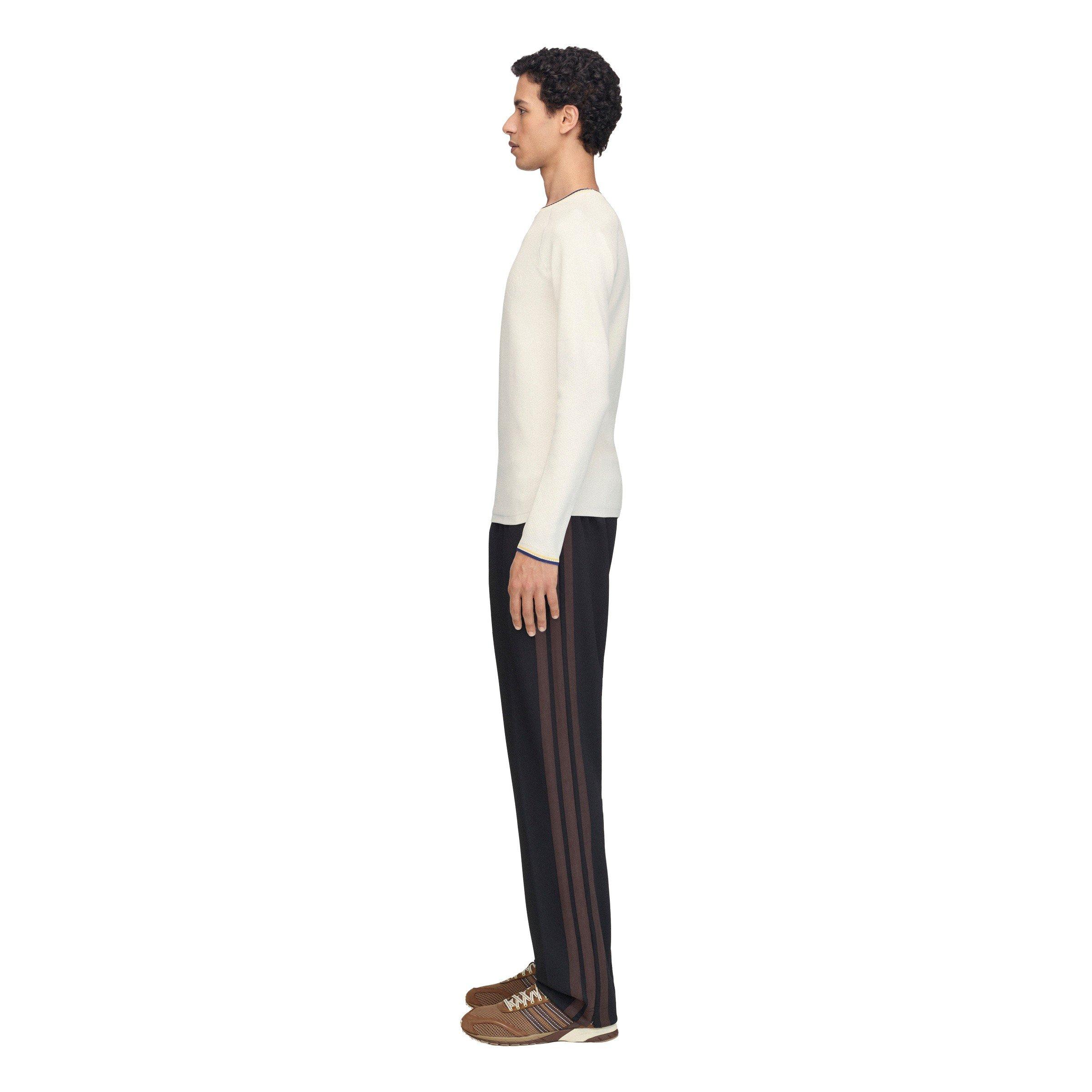 Cream White - adidas Originals - Mens by Wales Bonner x Y3 Knit Base Long Sleeve Top - 5