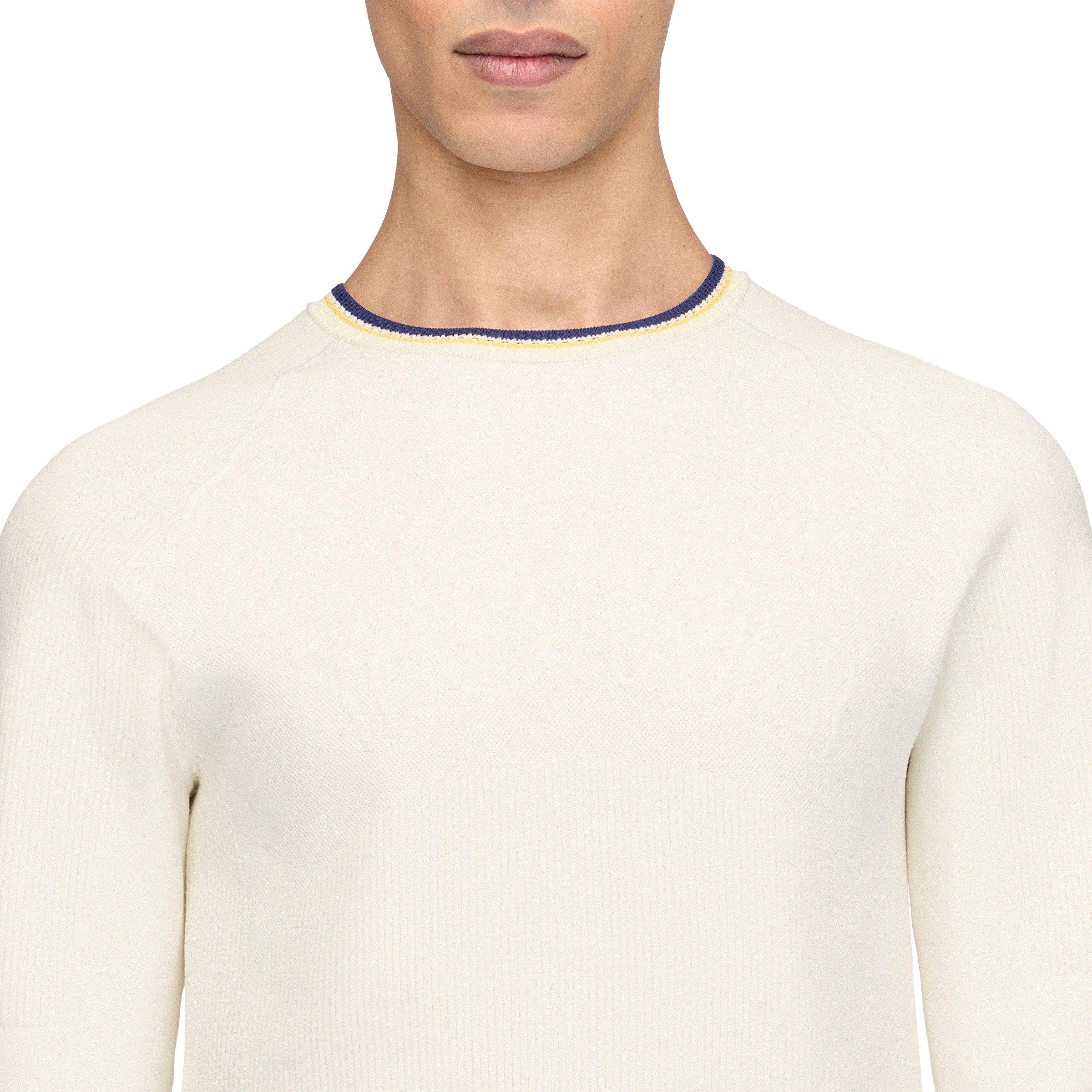 Cream White - adidas Originals - Mens by Wales Bonner x Y3 Knit Base Long Sleeve Top - 6