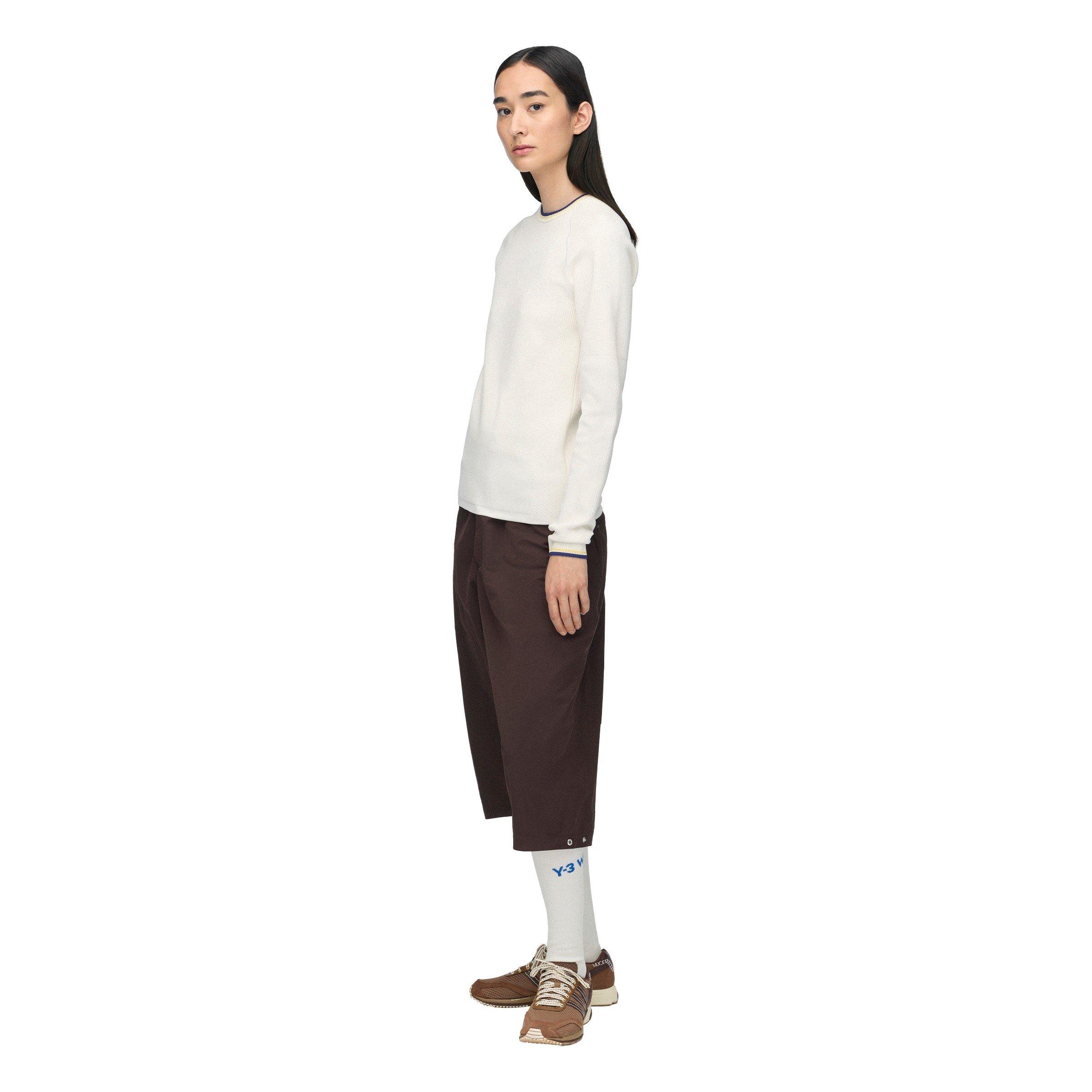 Cream White - adidas Originals - Mens by Wales Bonner x Y3 Knit Base Long Sleeve Top - 8