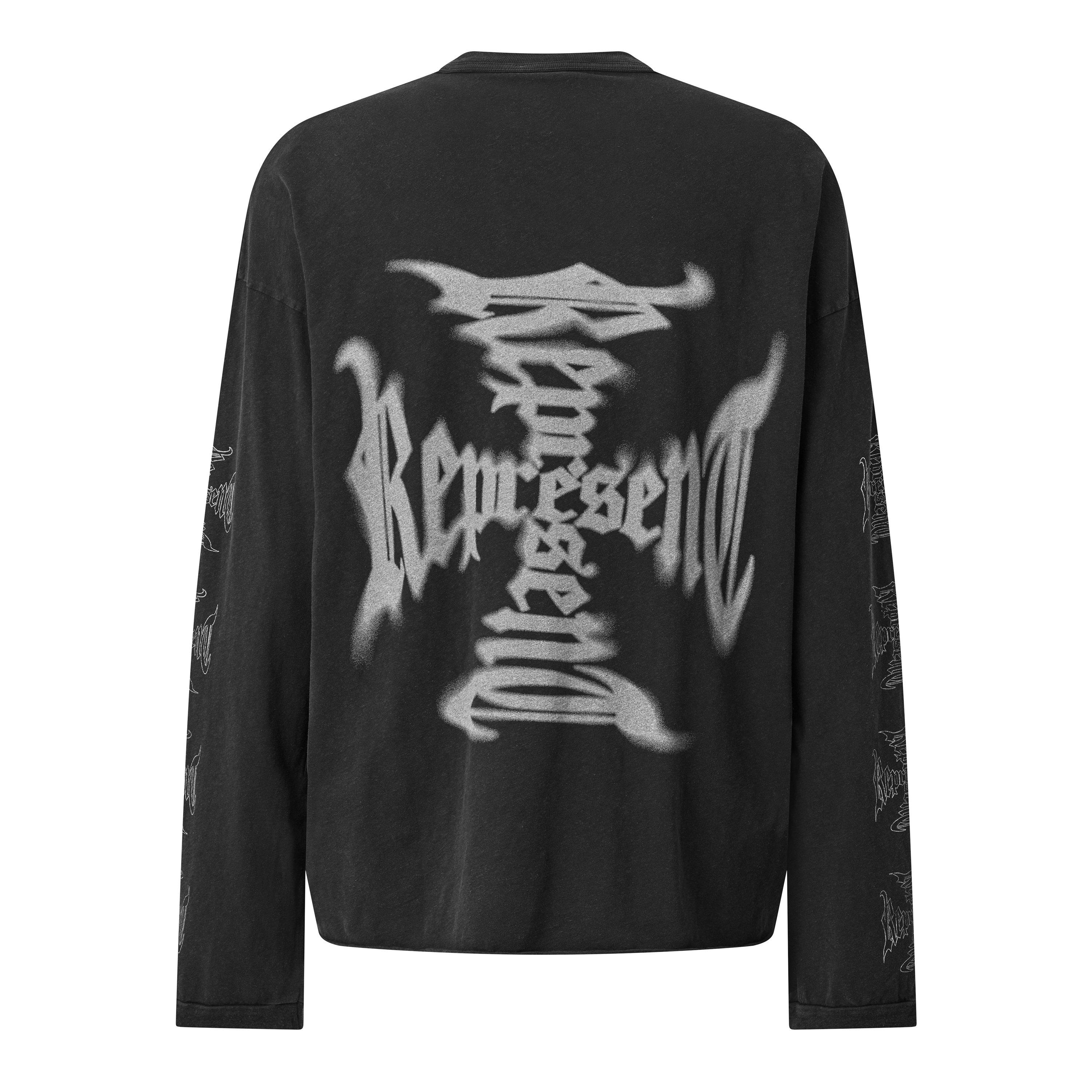 Faded Black - Represent - Rep MH LS Tee Sn64 - 2