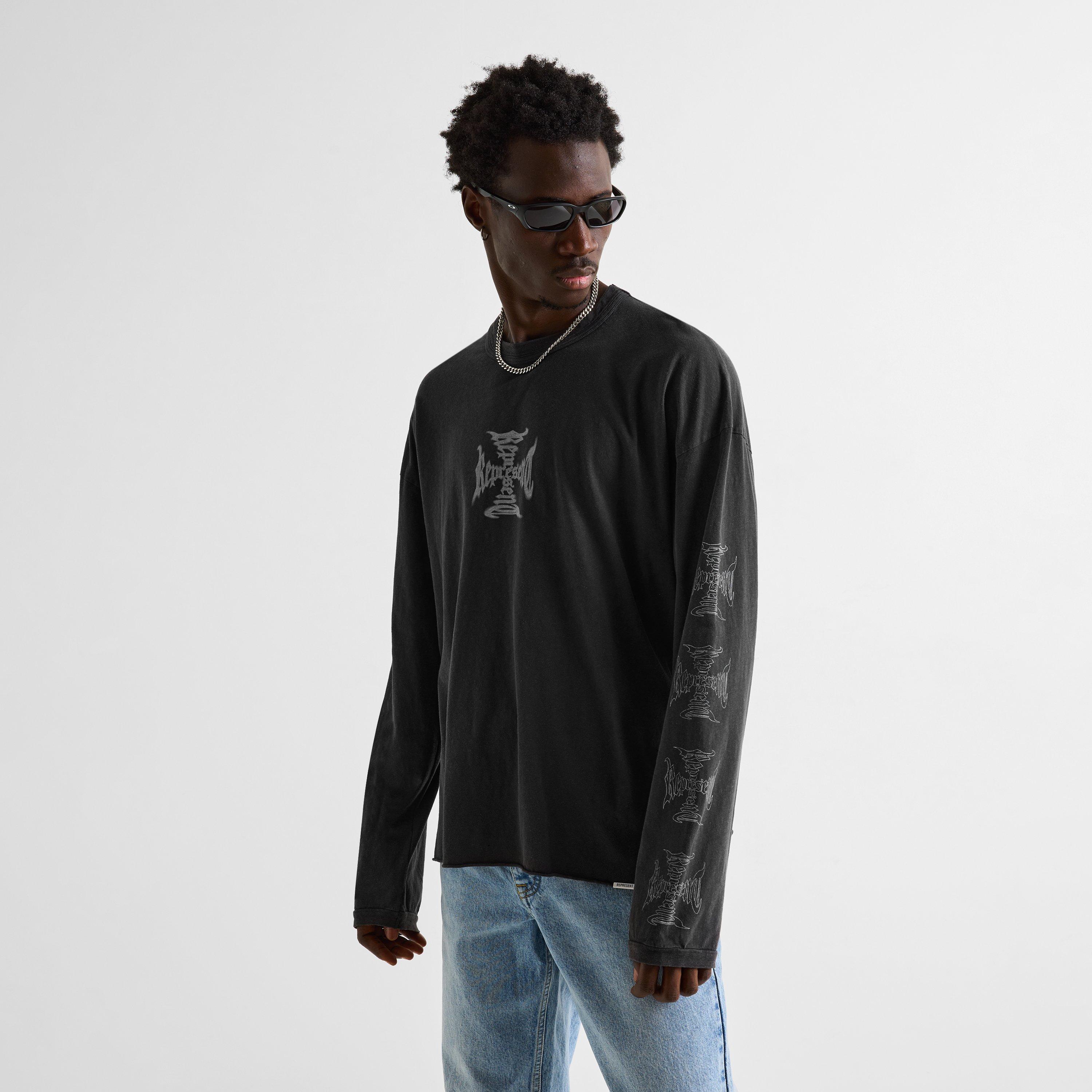Faded Black - Represent - Rep MH LS Tee Sn64 - 3