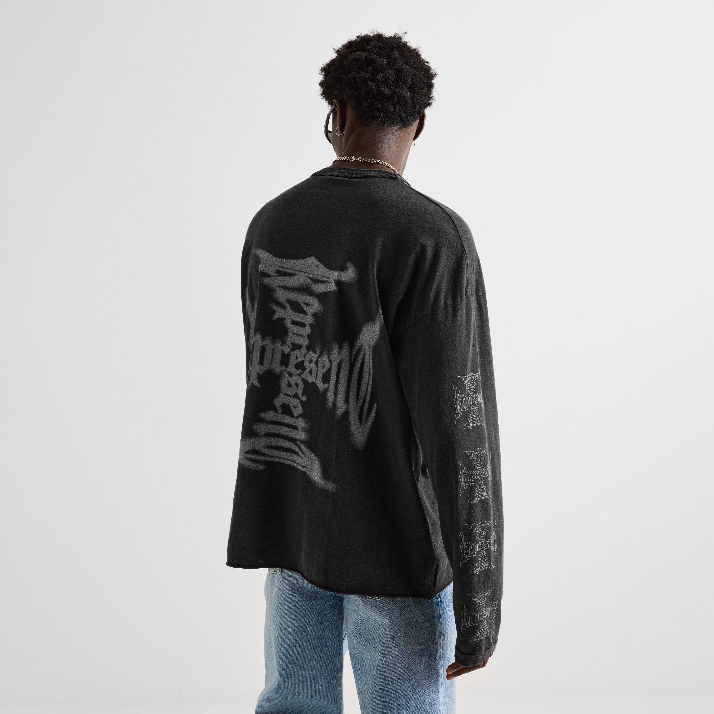 Faded Black - Represent - Rep MH LS Tee Sn64 - 4