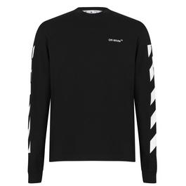 Off White Helvetica Long Sleeve T Shirt