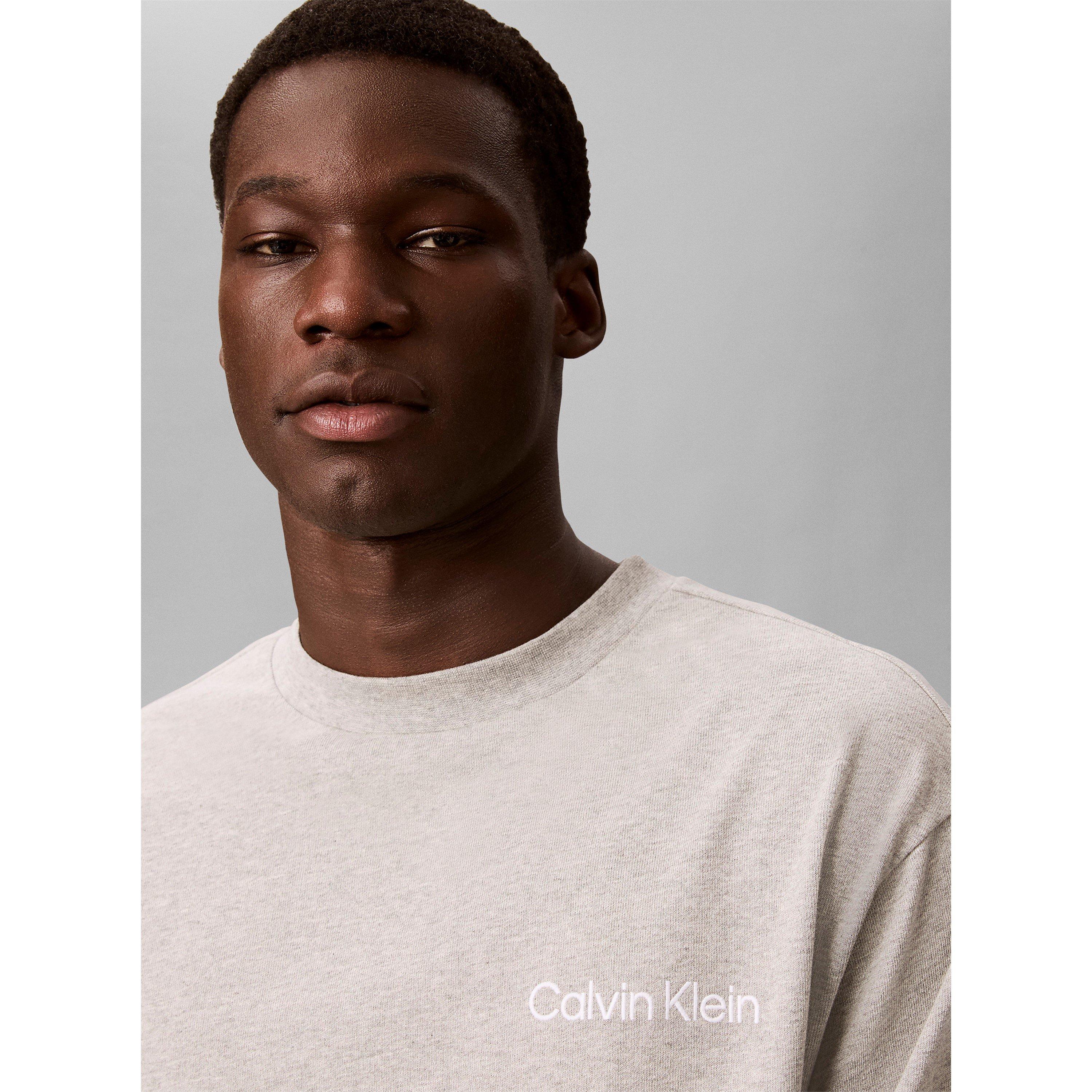 Grigio - Calvin Klein - Calvin LS Lounge Tee Sn64 - 4