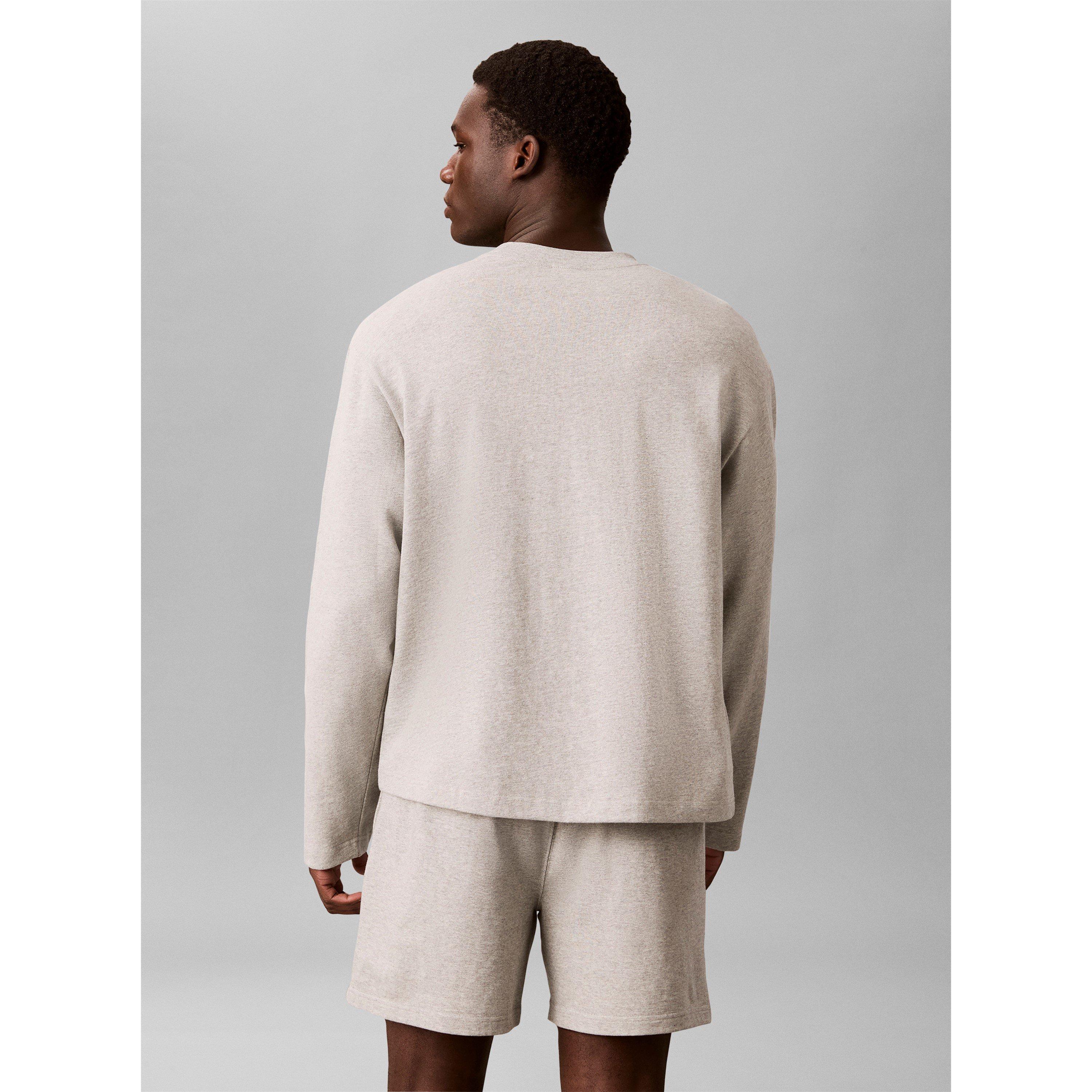Grigio - Calvin Klein - Calvin LS Lounge Tee Sn64 - 6