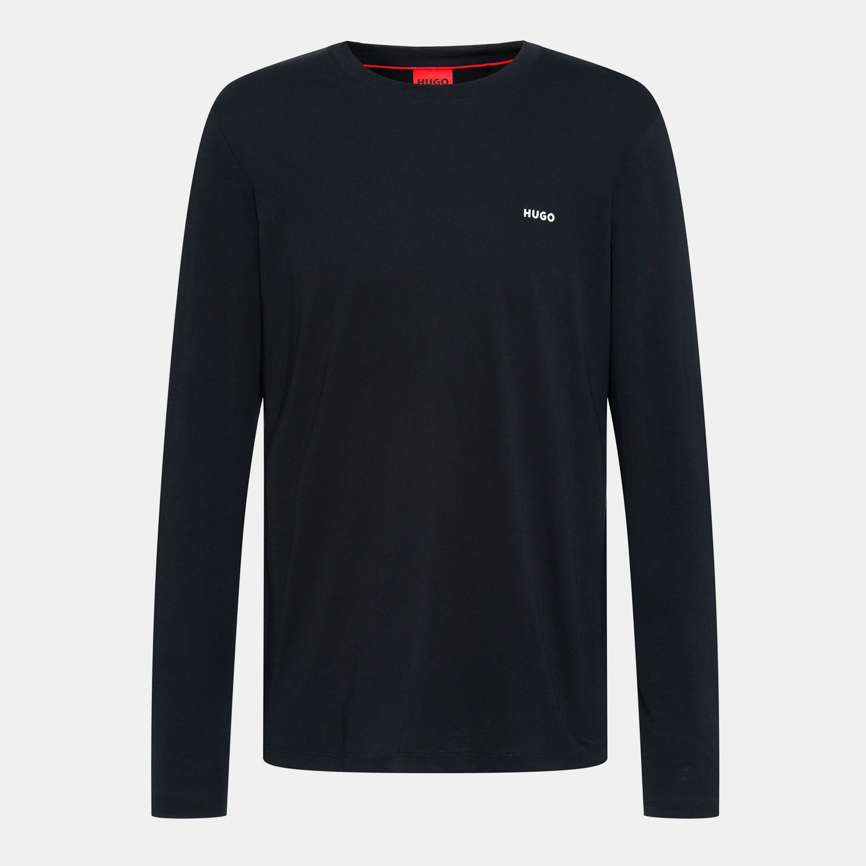 Black 001 - Hugo - Derol Long Sleeve T Shirt