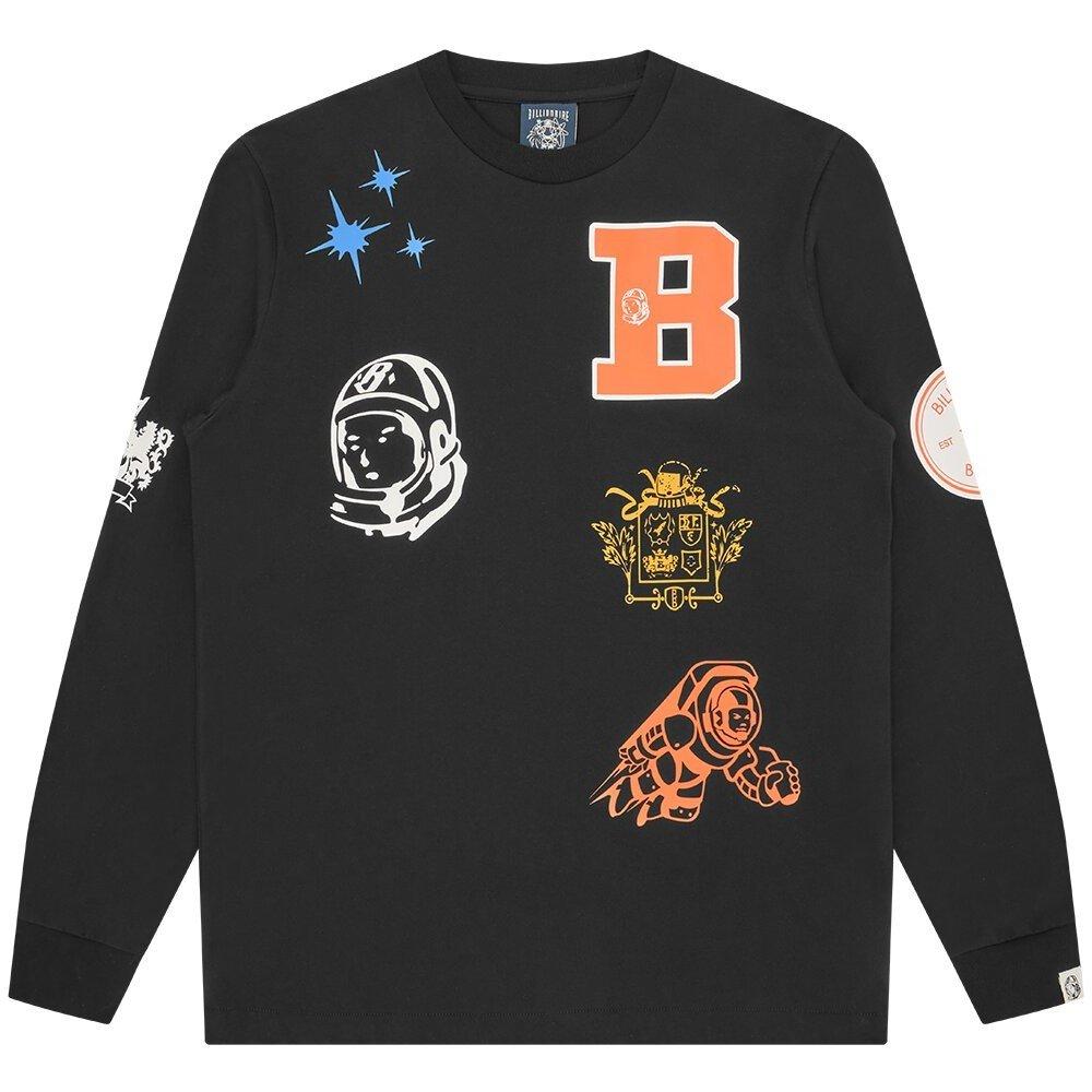 Black - Billionaire Boys Club - BBC Multi Graphic LS Sn64 - 1