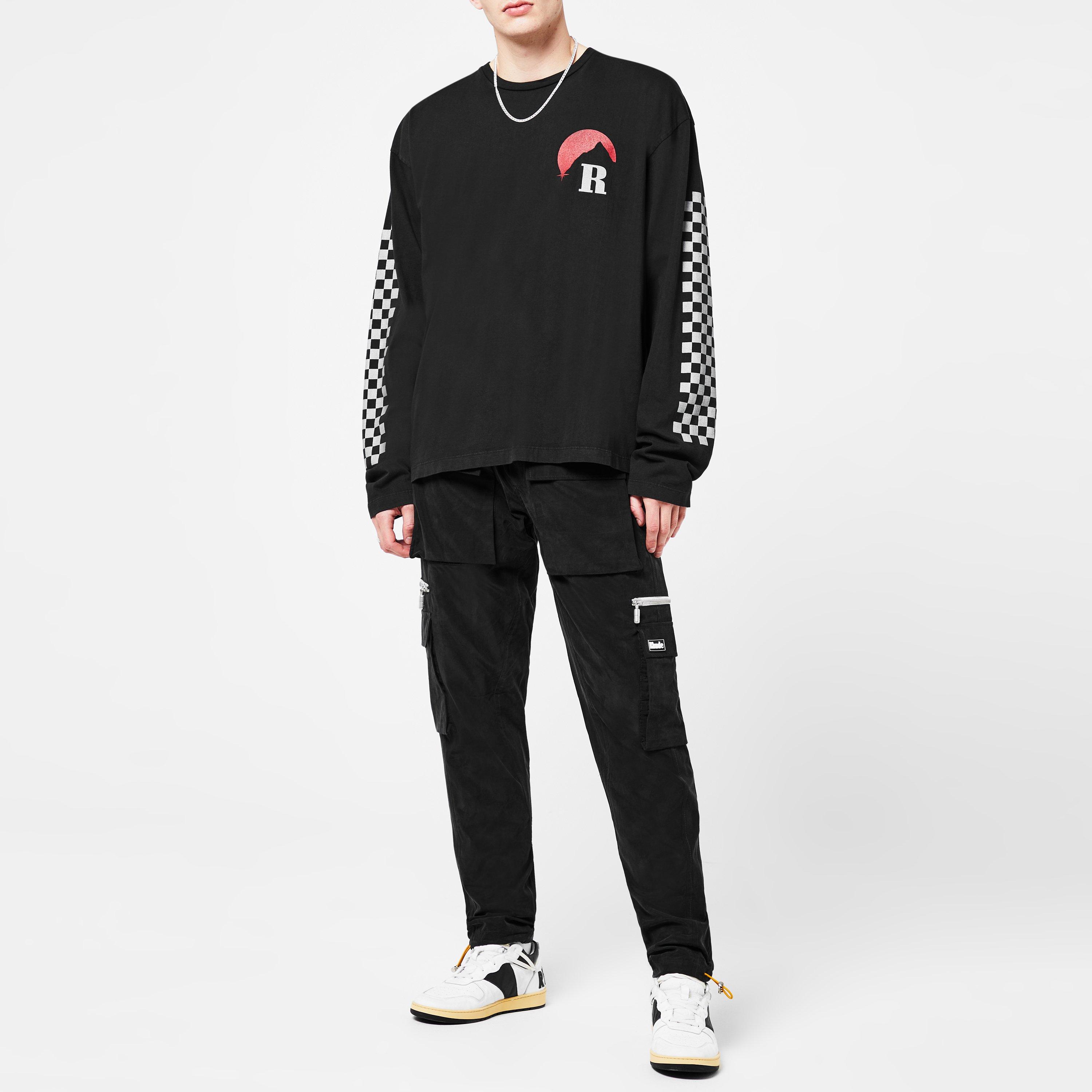 Black 0610 - Rhude - Moonlight Long Sleeve T Shirt - 2