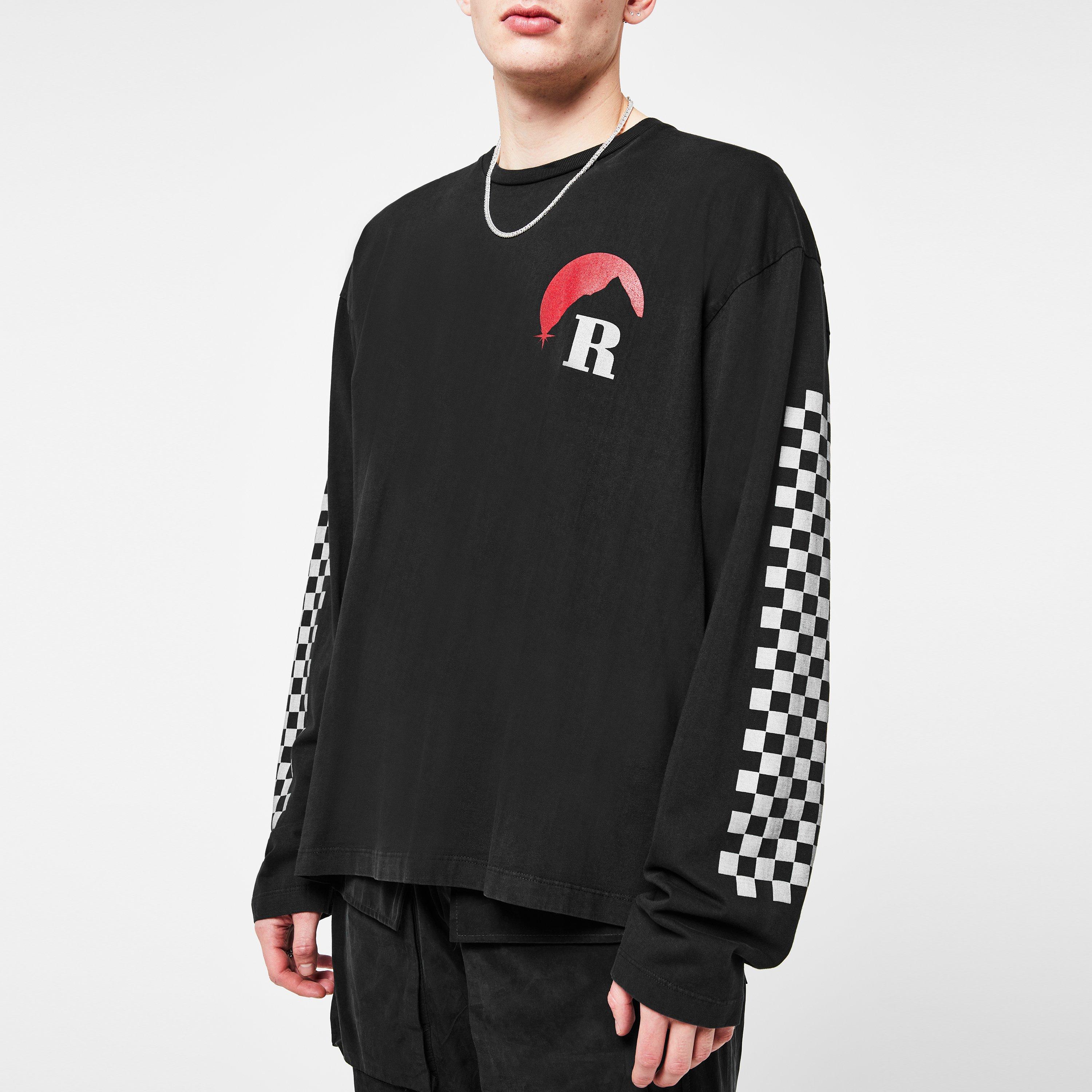 Black 0610 - Rhude - Moonlight Long Sleeve T Shirt - 4