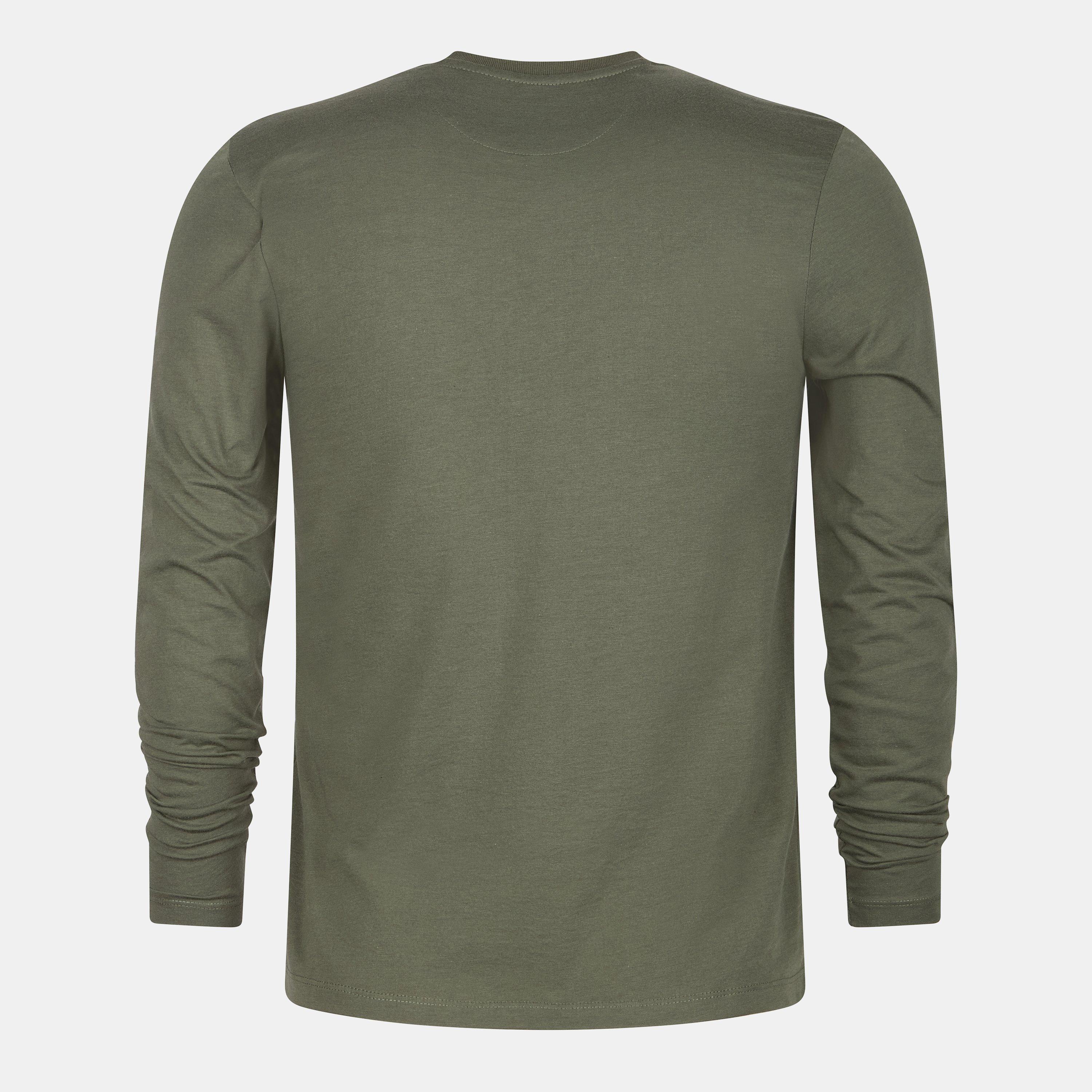 Cactus Green - Lyle and Scott - Men's Long-Sleeve T-Shirt - 2