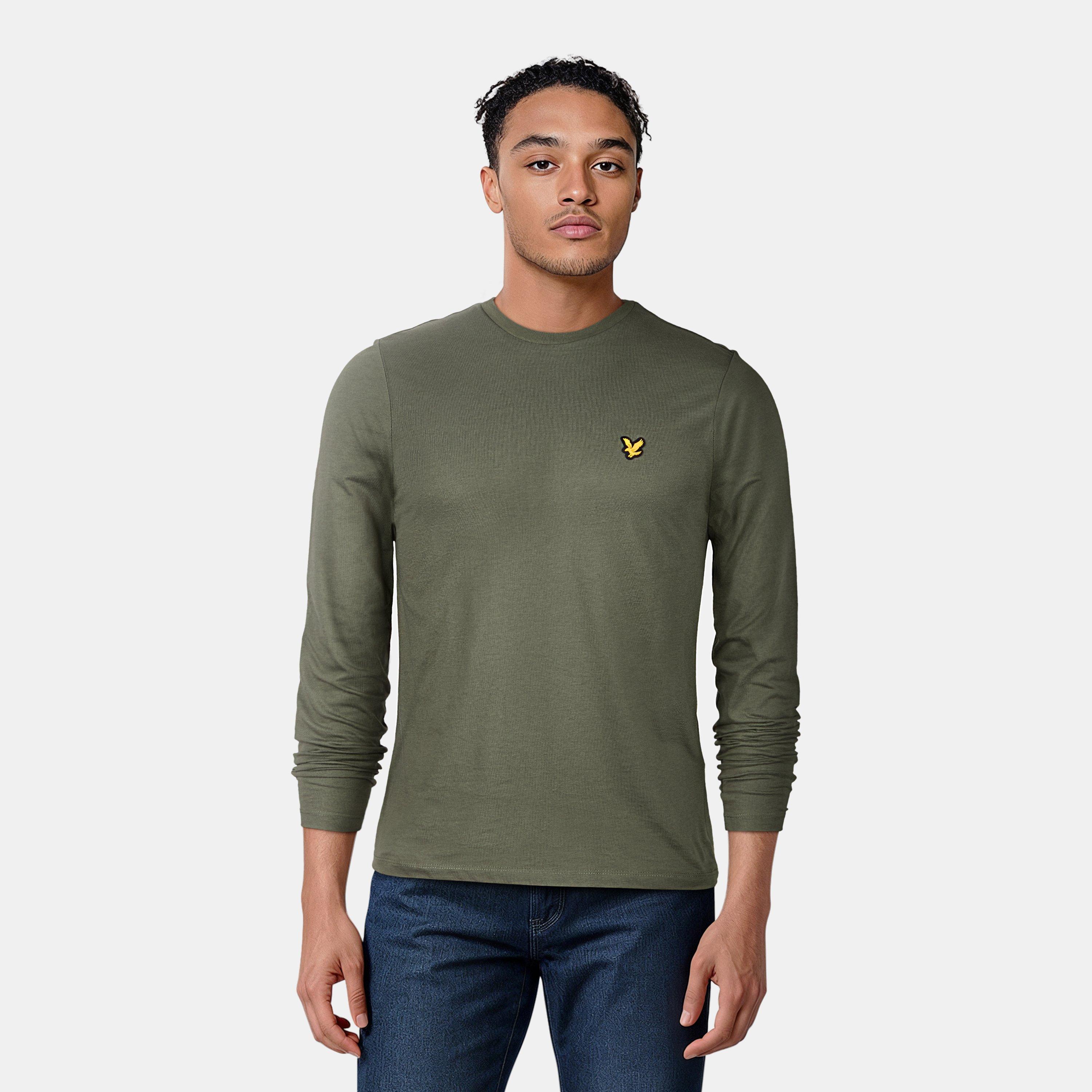 Cactus Green - Lyle and Scott - Men's Long-Sleeve T-Shirt - 3