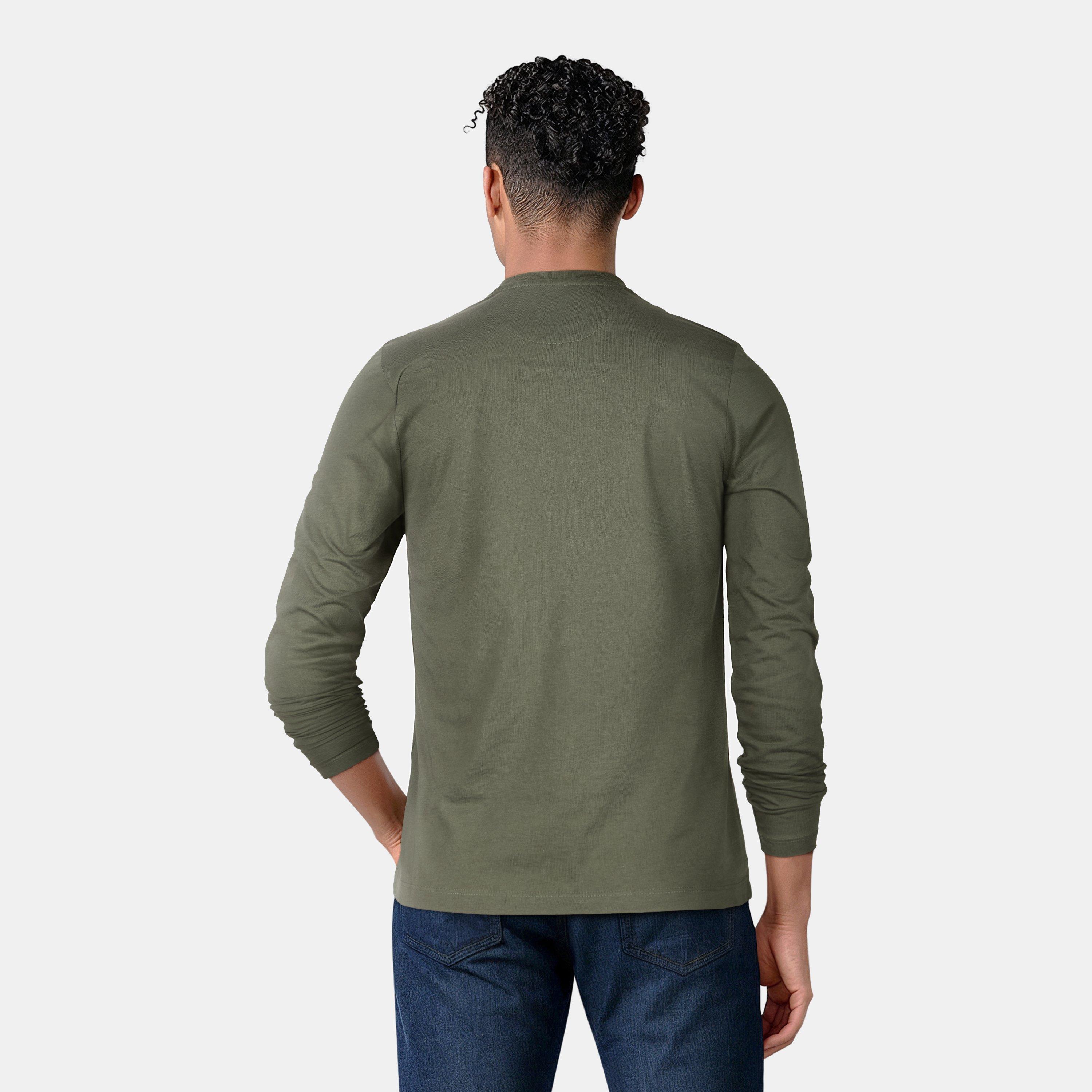 Cactus Green - Lyle and Scott - Men's Long-Sleeve T-Shirt - 4