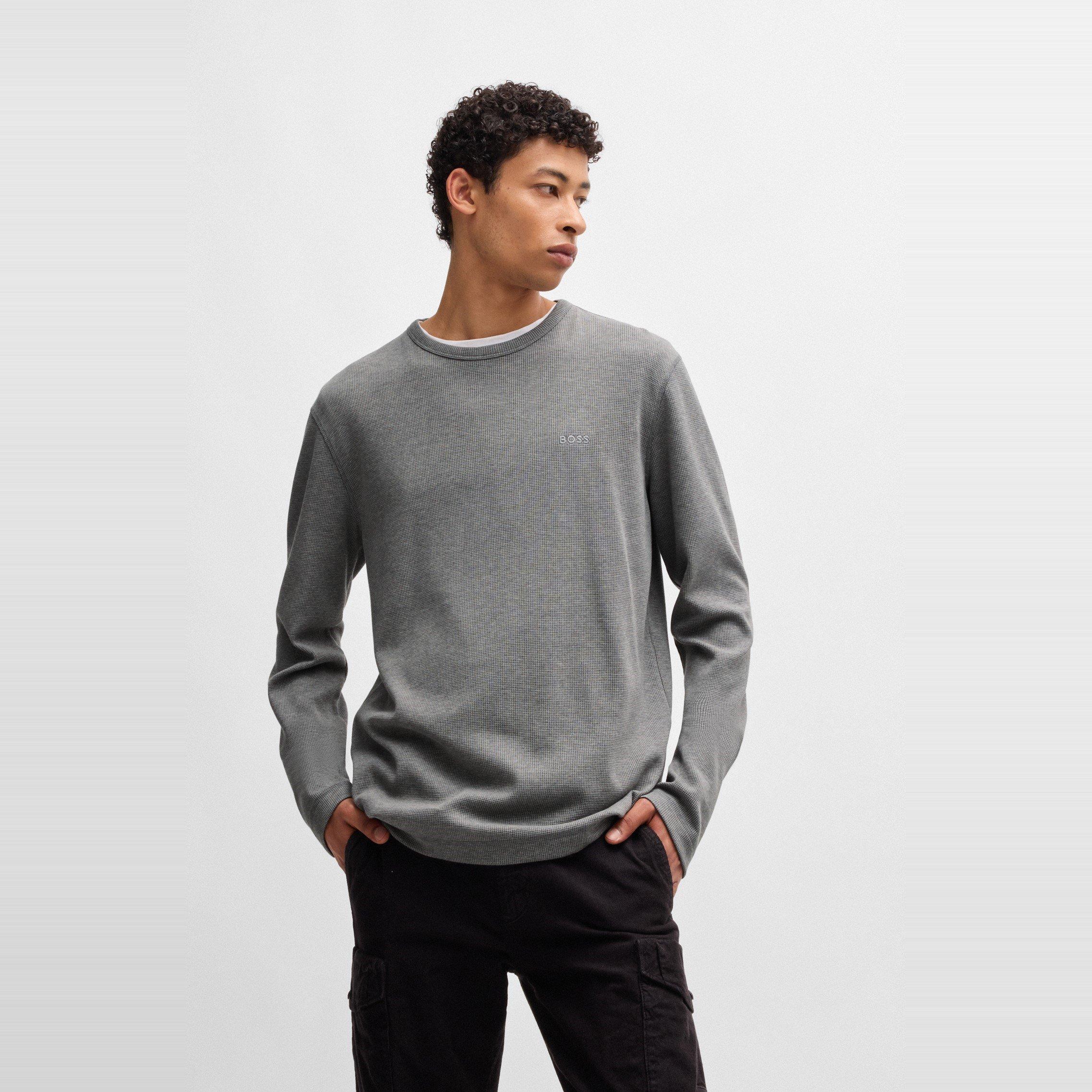Lt/Pstl Grey - Boss - Men's Tempesto Slim-Fit Sweater - 2