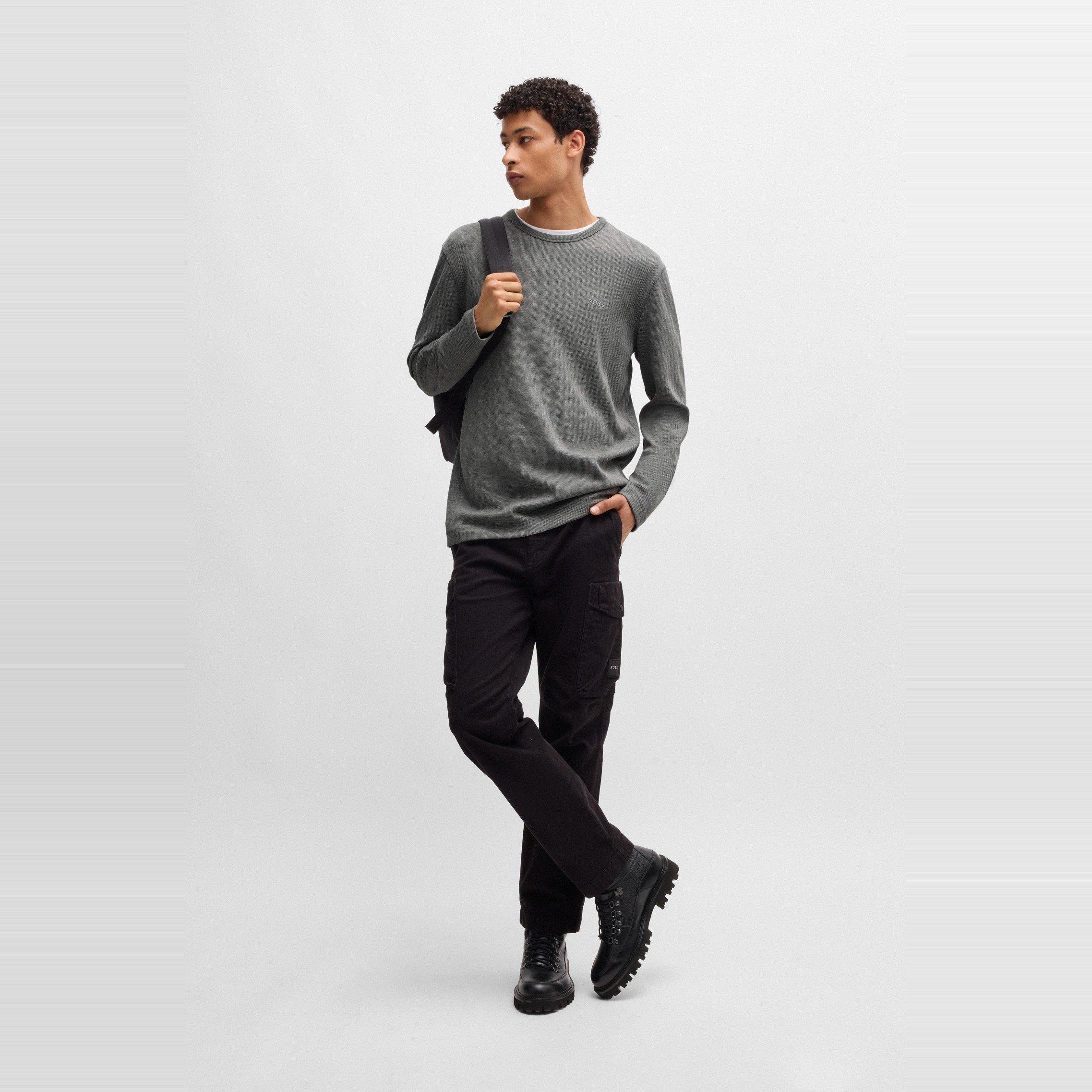 Lt/Pstl Grey - Boss - Men's Tempesto Slim-Fit Sweater - 5