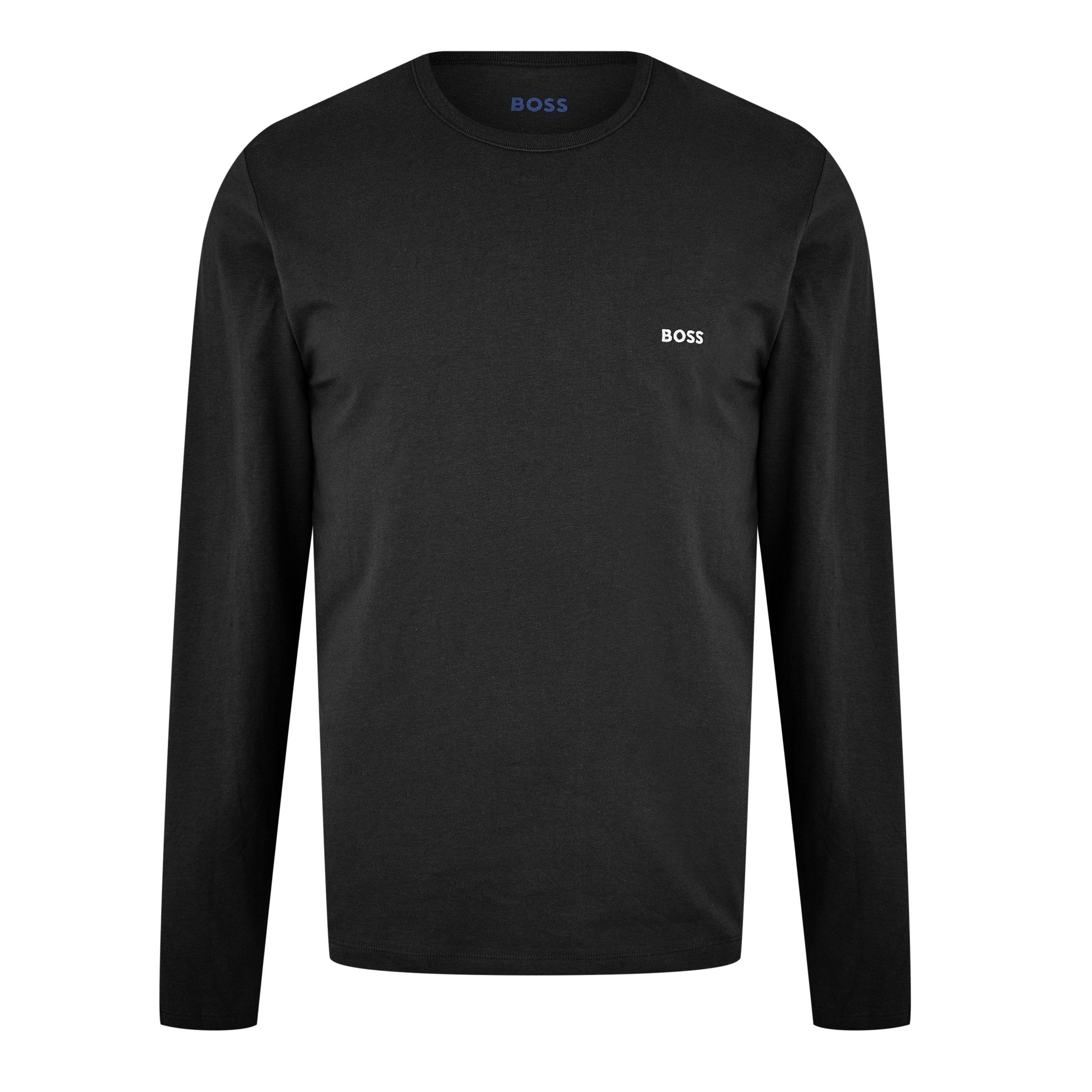 Blu/Blk/Nvy 996 - Boss - Men's BW Long-sleeve RegCrewTee Classic T-Shirts - 5