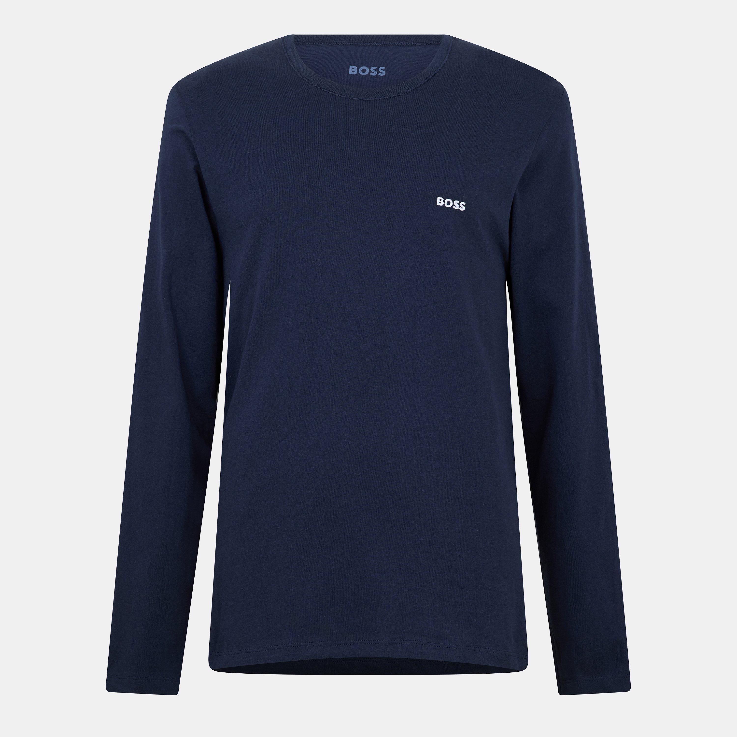 Boss Men's BW Long-sleeve RegCrewTee Classic T-Shirts