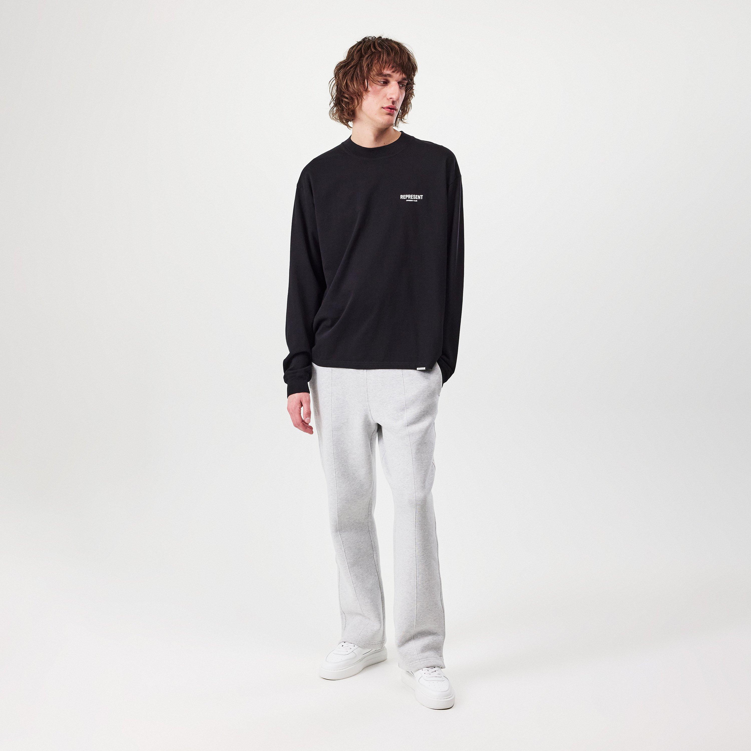 Black - Represent - Men's Owners Club L/S T-Shirt, Exclusive Branding - 4