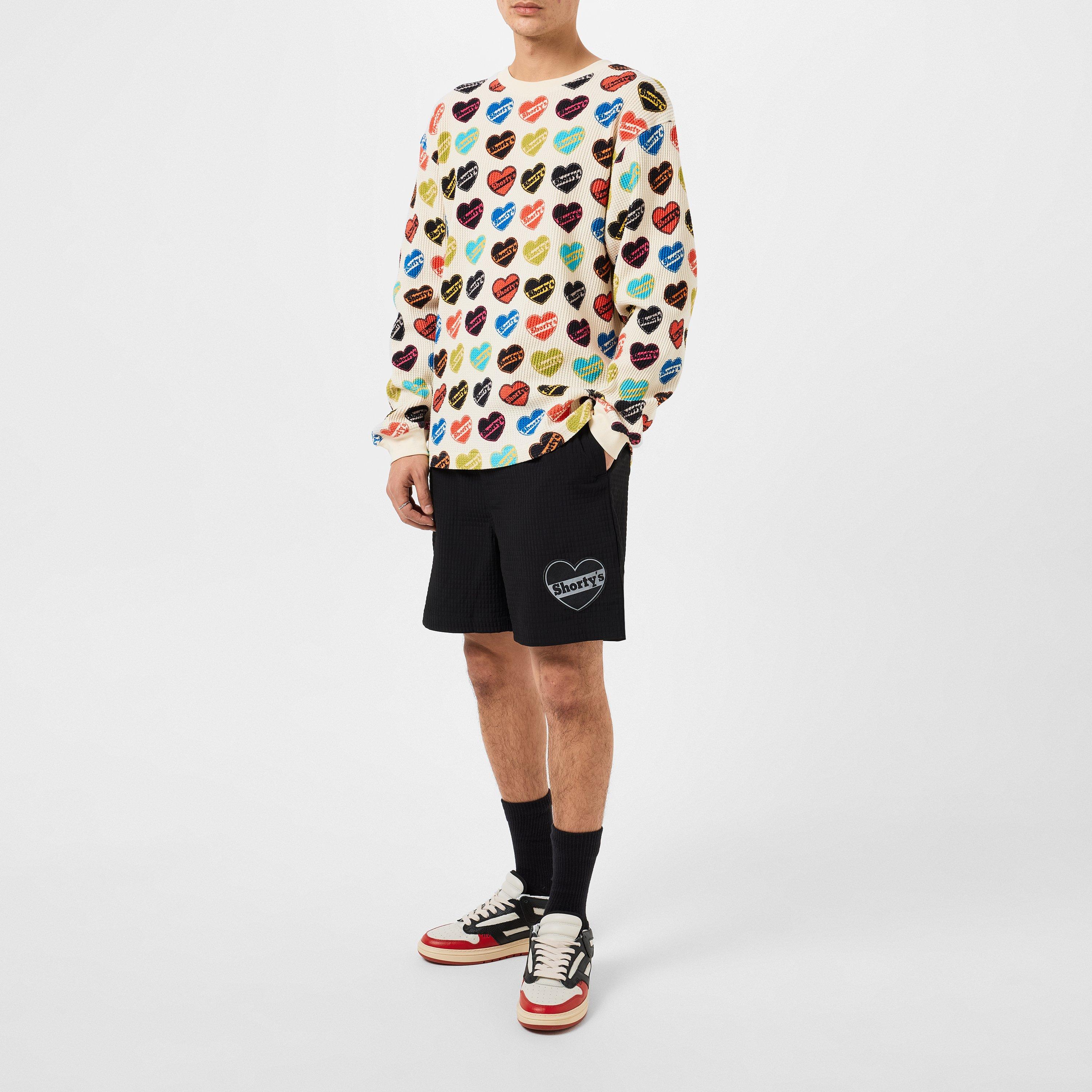 Natural - Pleasures - Heart Thermal Long Sleeve Top - 4