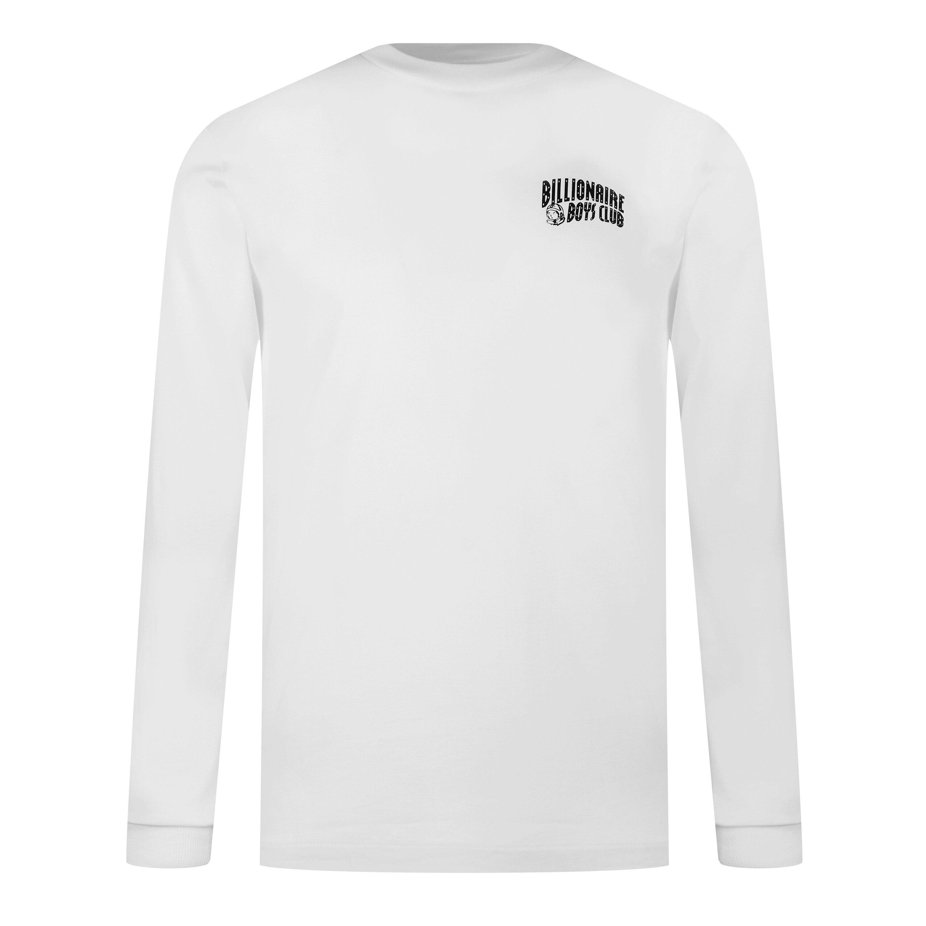 WHITE - Billionaire Boys Club - Long Sleeve Small Arch T-Shirt - 7