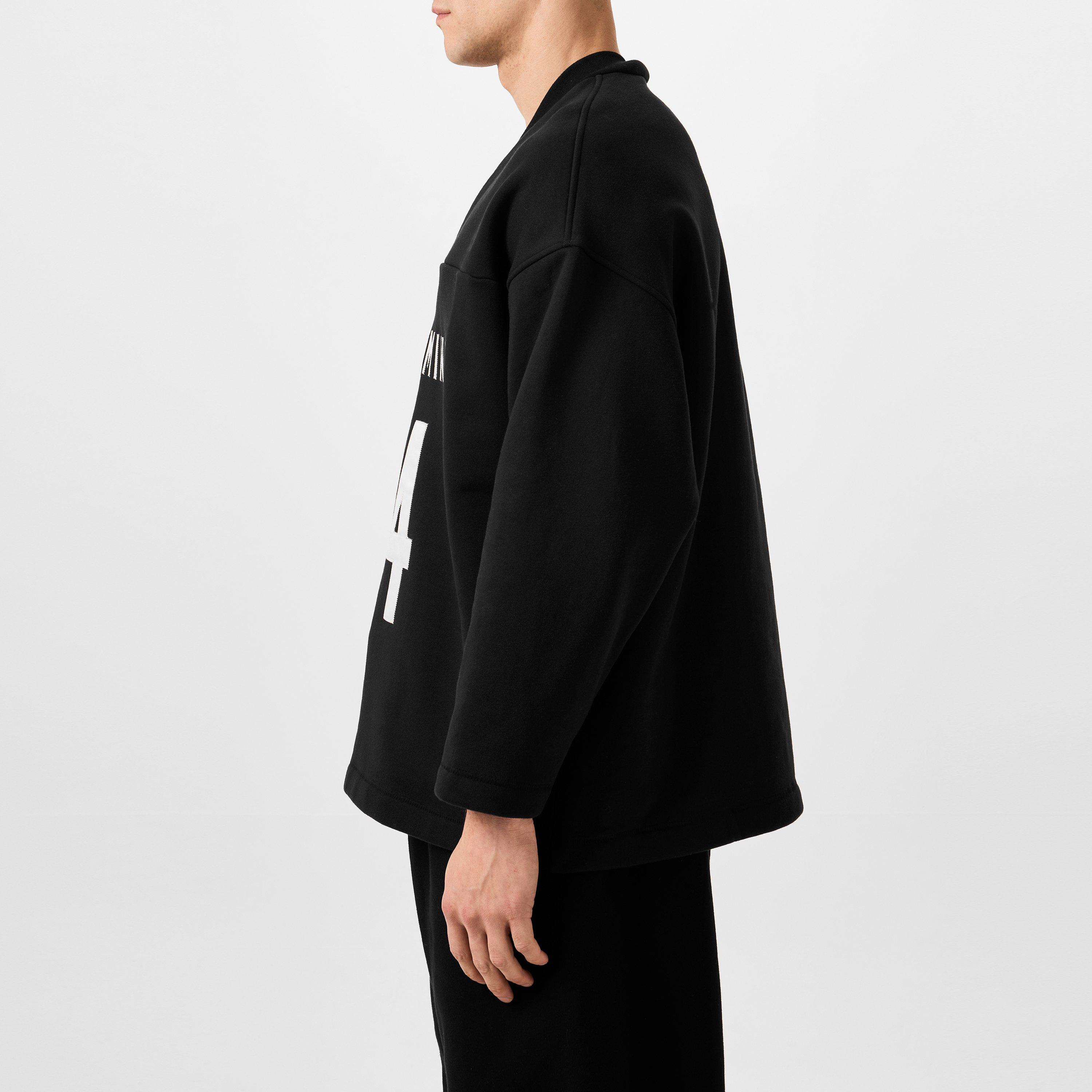 Heavy Fleece Hockey Jersey - Black | Fear of God ESSENTIALS