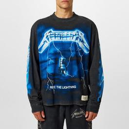 Represent X Metallica Lightning Long Sleeve T Shirt