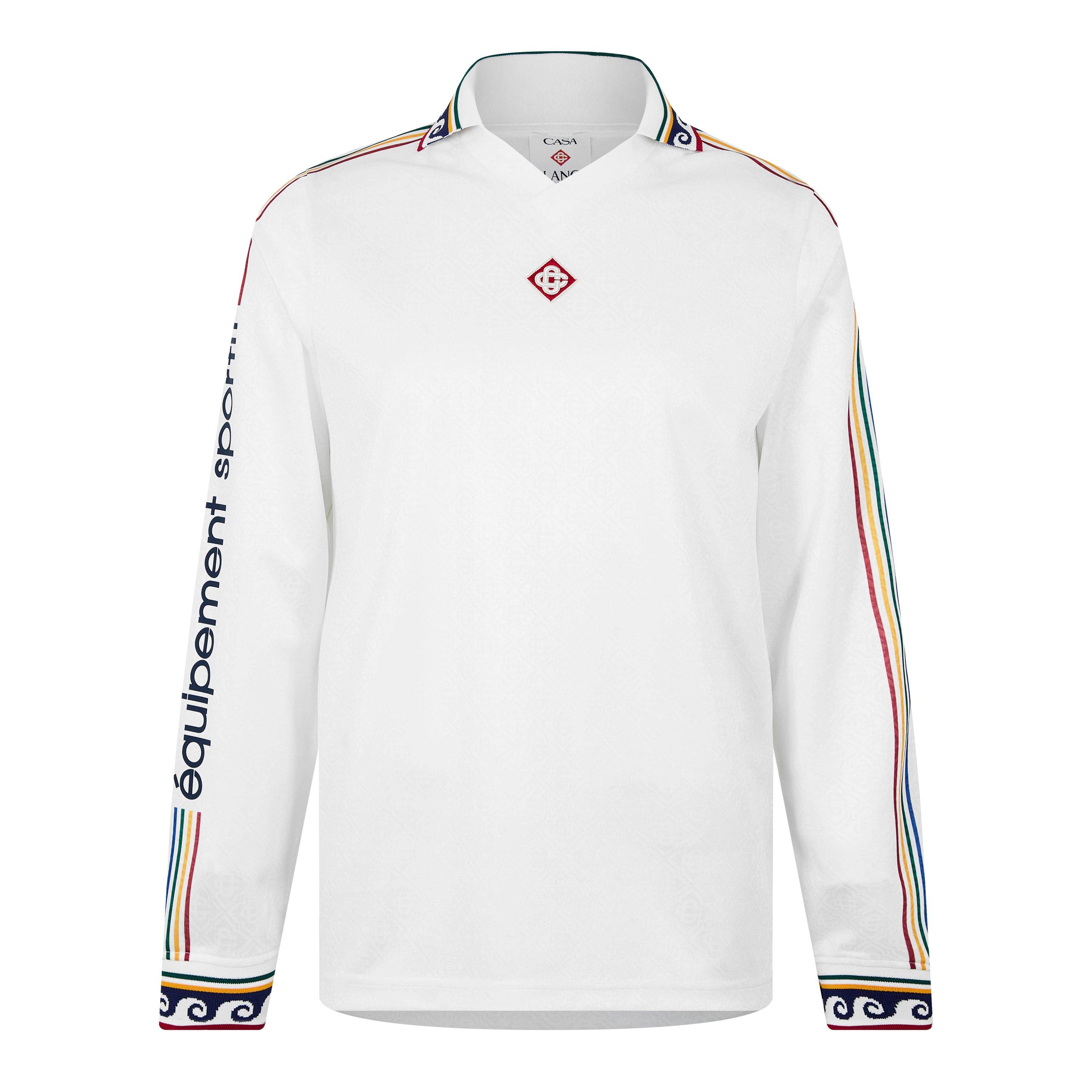 Off White - Casablanca - Men's Mono Long-Sleeve T-Shirt - 5