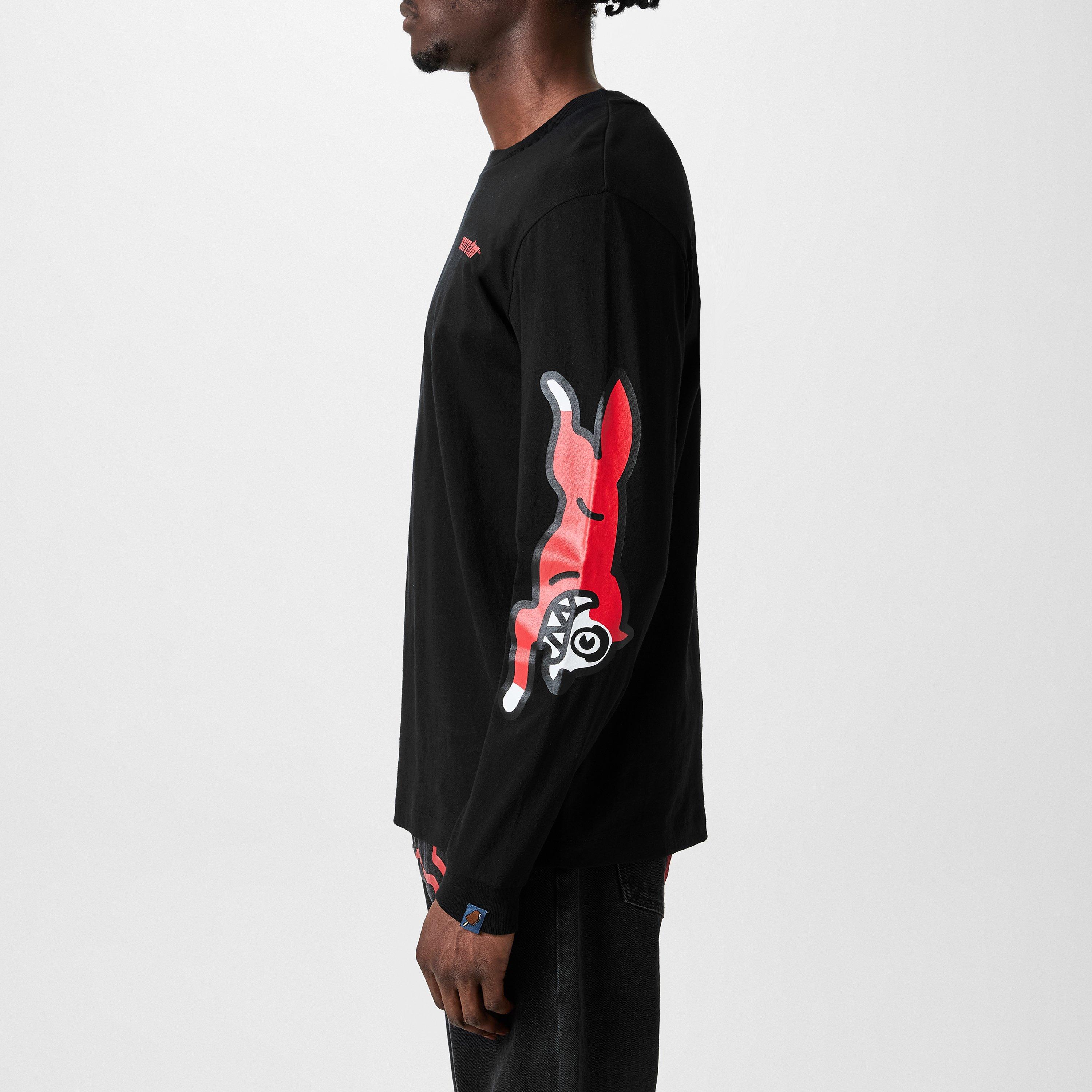 Black - ICECREAM - Men's Run Dog Long-Sleeve T-Shirt - 2