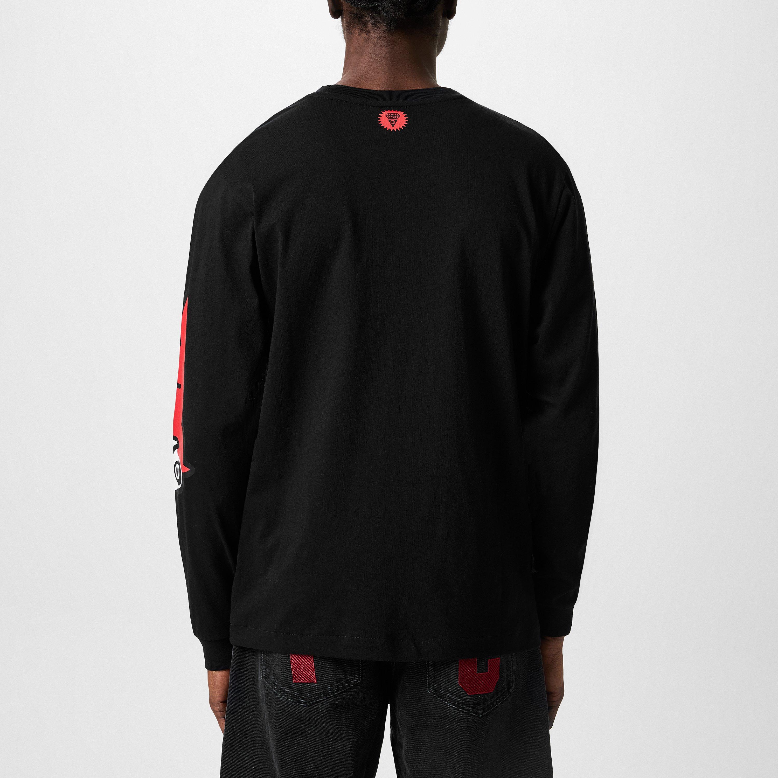 Black - ICECREAM - Men's Run Dog Long-Sleeve T-Shirt - 3