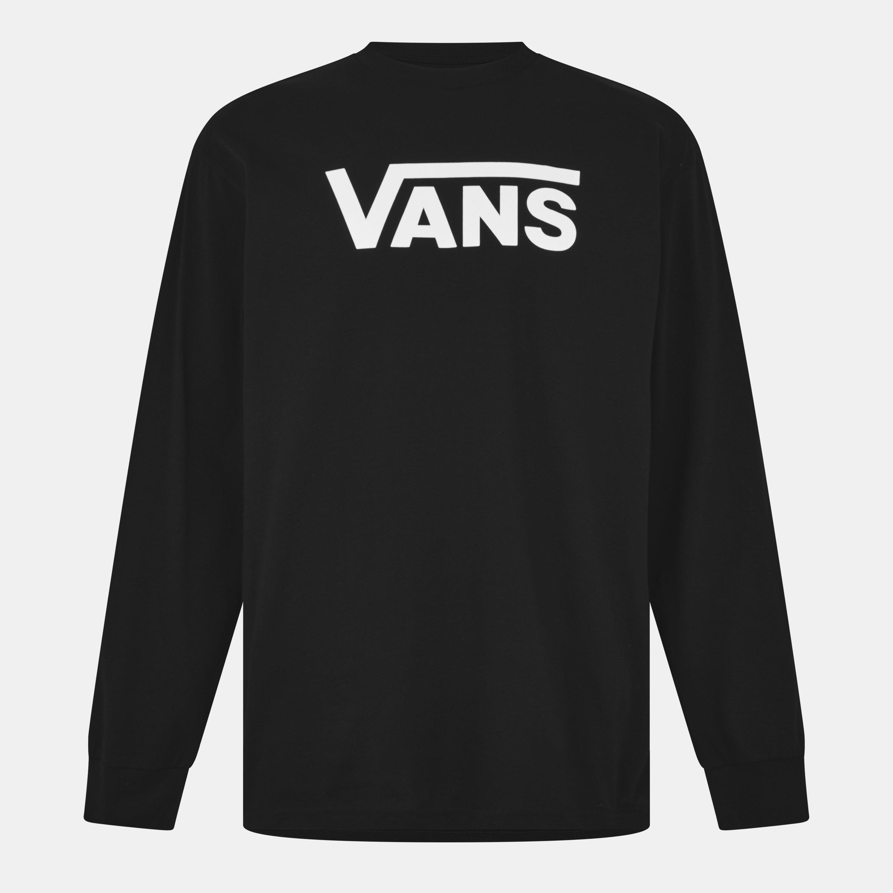 Black - Vans - Men's VanAct Long-Sleeve T-Shirt - 1