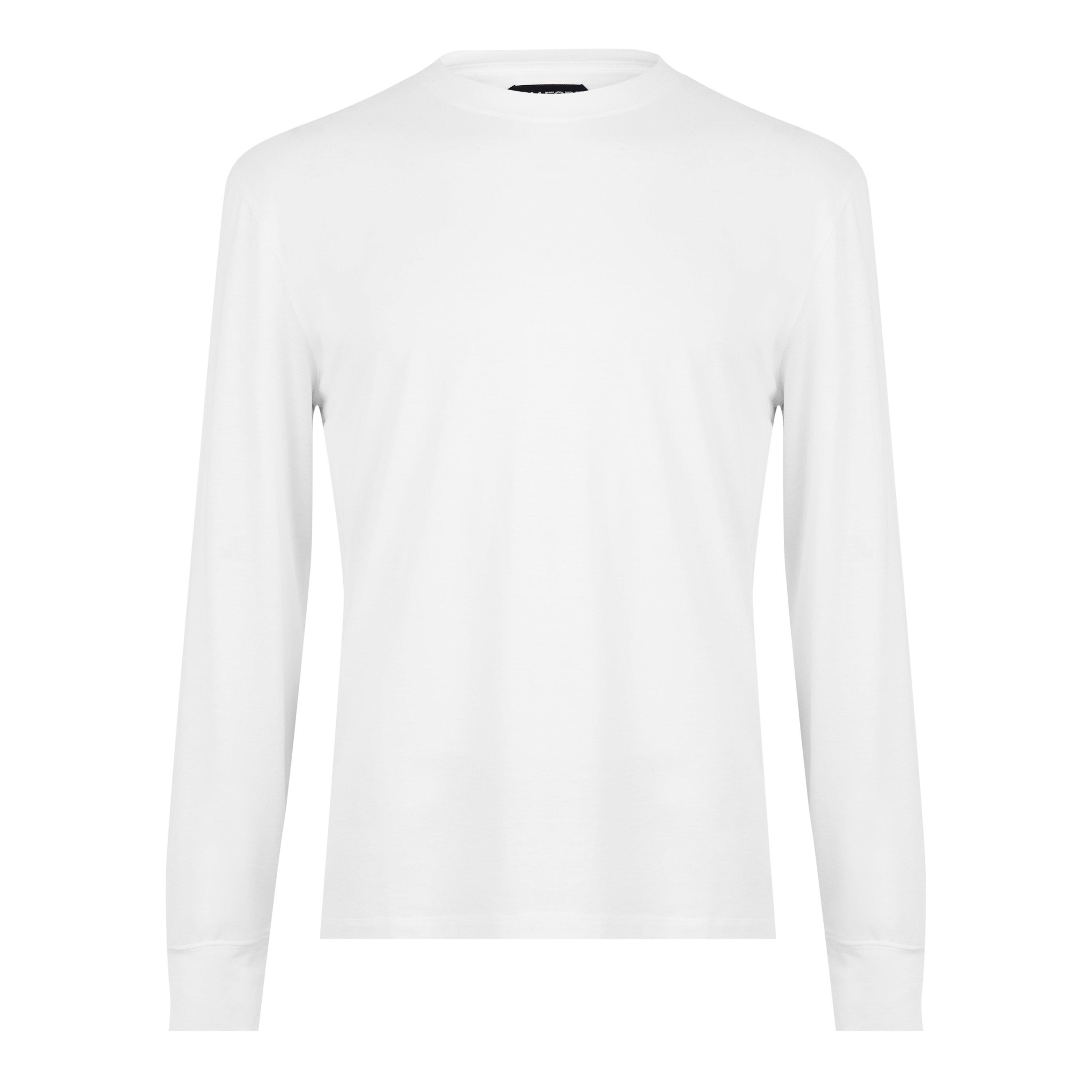 White - Tom Ford - Men's Henley Long Sleeve T-Shirt - 5