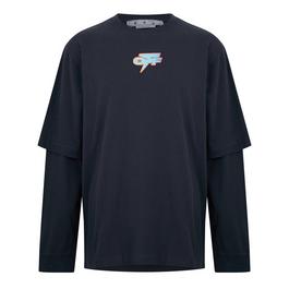 Off White Degrade Thund Skate Layered T-Shirt