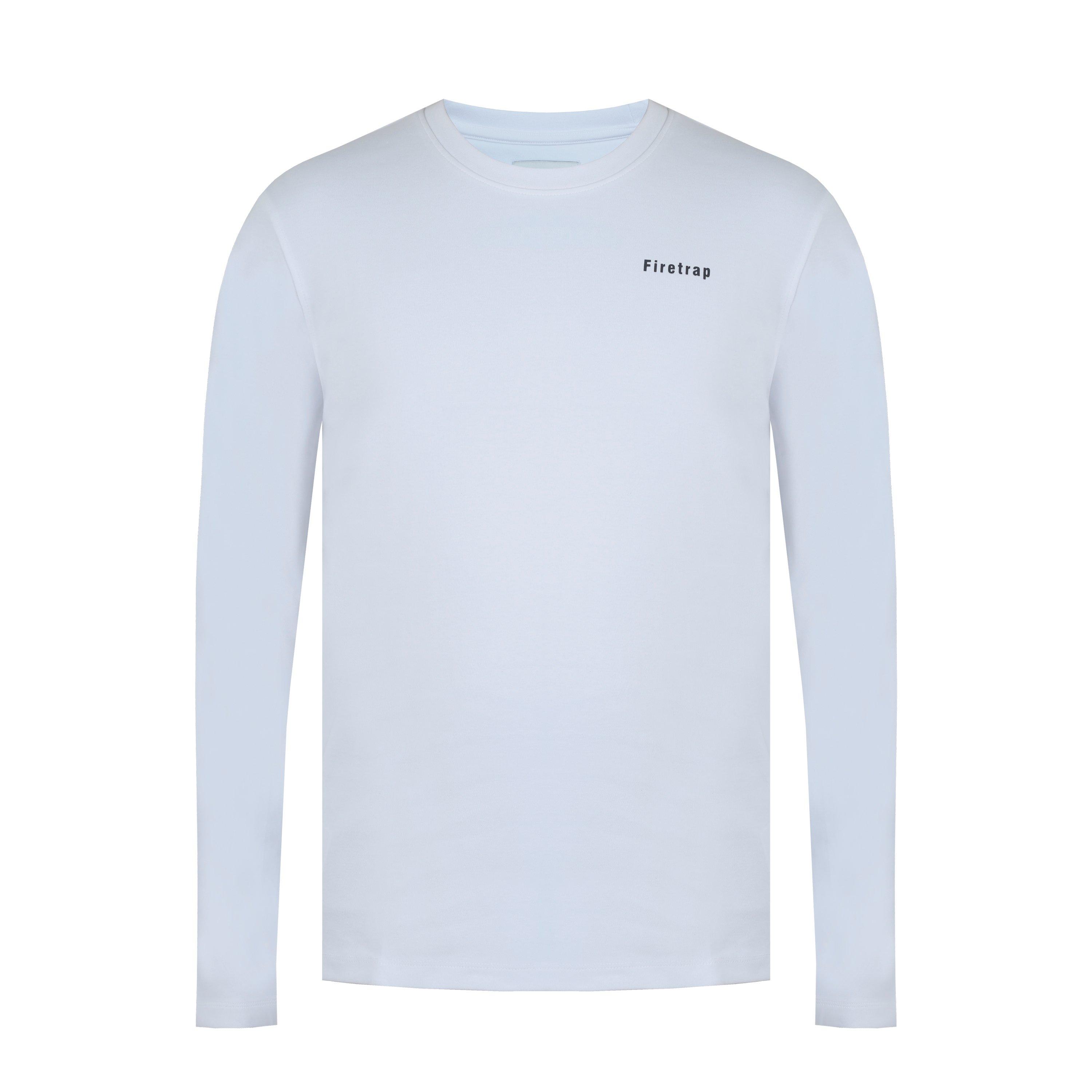 Branco - Firetrap - Long-Sleeve T-Shirt - 1