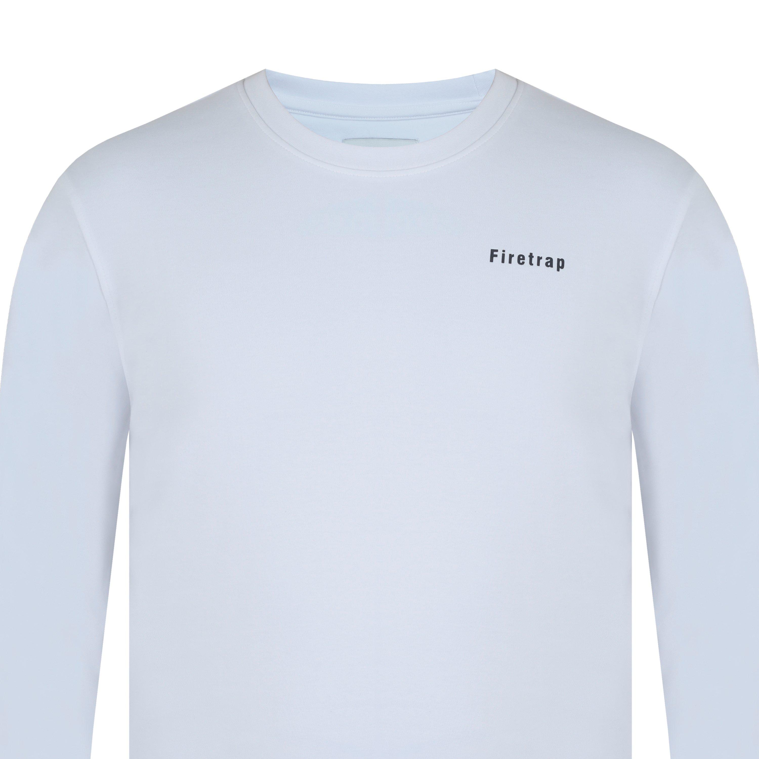 Branco - Firetrap - Long-Sleeve T-Shirt - 3
