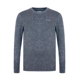 Firetrap Long Sleeve Wash T-Shirt