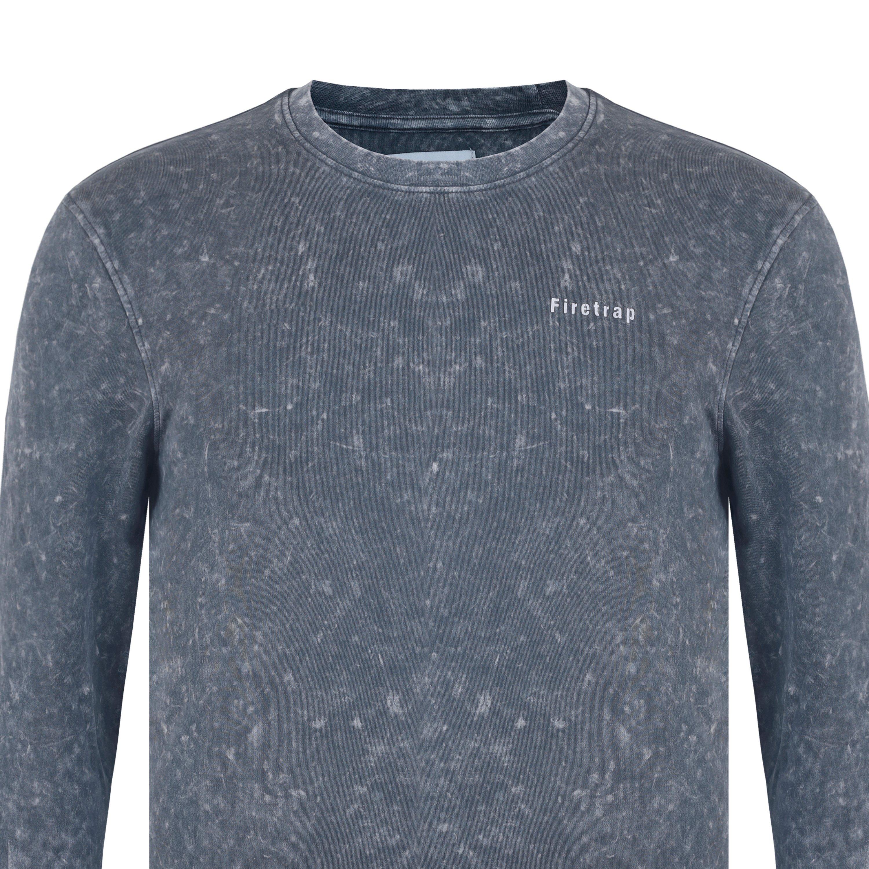 Charcoal - Firetrap - Men's Long-Sleeve T-Shirt - 3