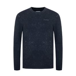 Firetrap Long Sleeve Wash T Shirt