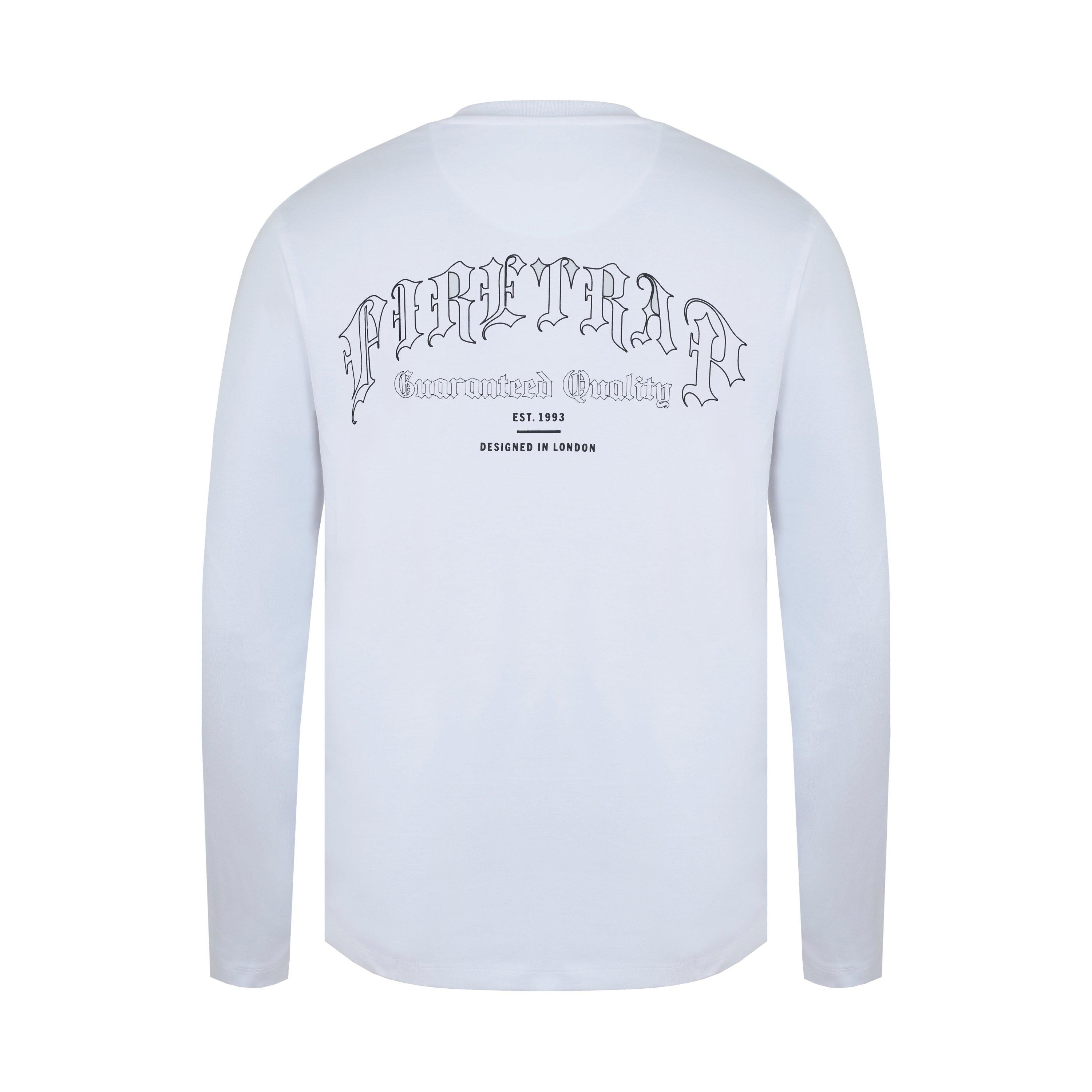 Weiß - Firetrap - Long-Sleeve Graphic T-Shirt - 2