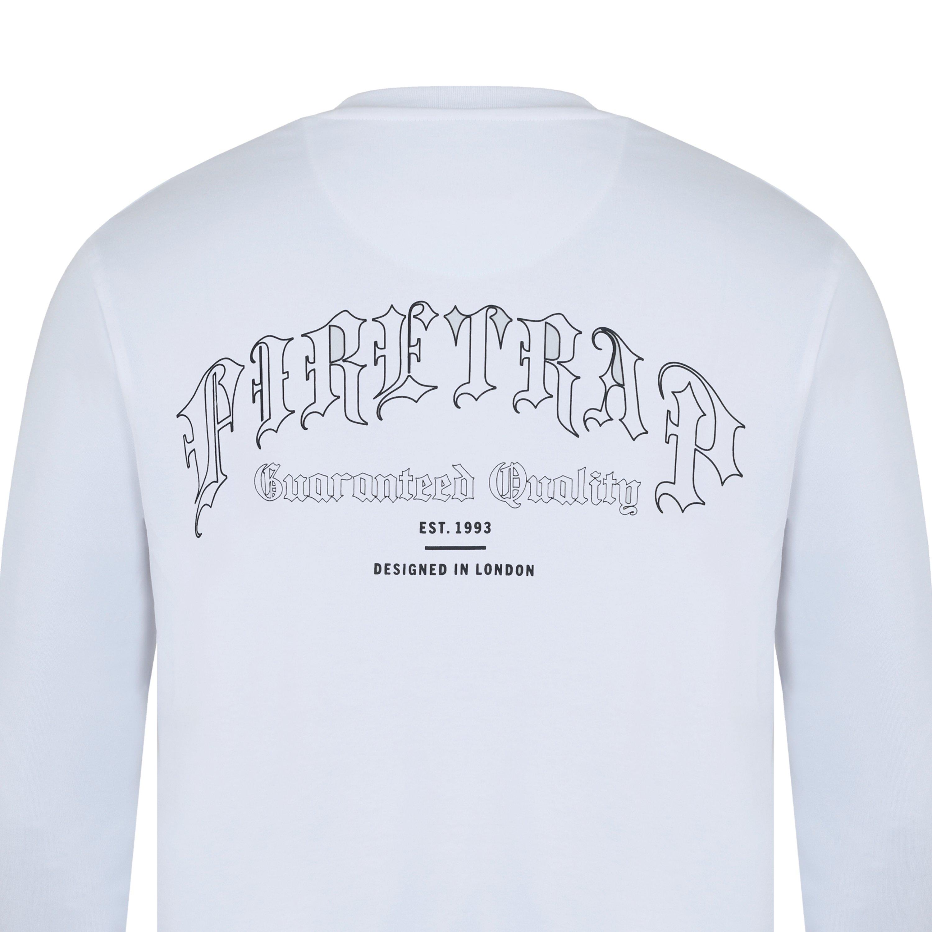 Weiß - Firetrap - Long-Sleeve Graphic T-Shirt - 4