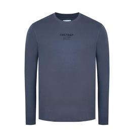 Firetrap Long Sleeve Garphic T-Shirt Mens