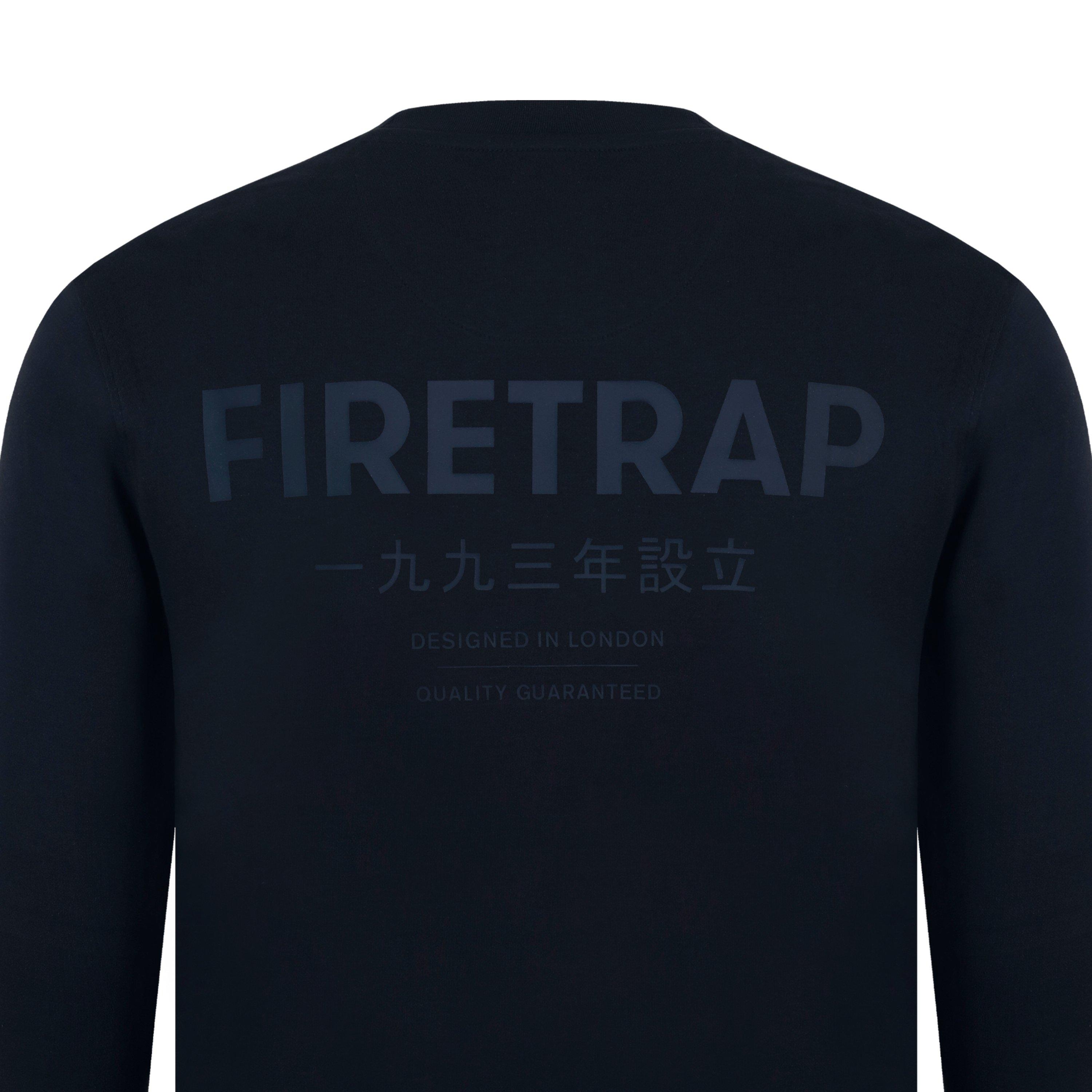 Black - Firetrap - Long-Sleeve Graphic T-Shirt - 4