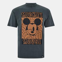 Disney Pom-Pom Embroidery Stripe T-Shirt Dress Big Kids