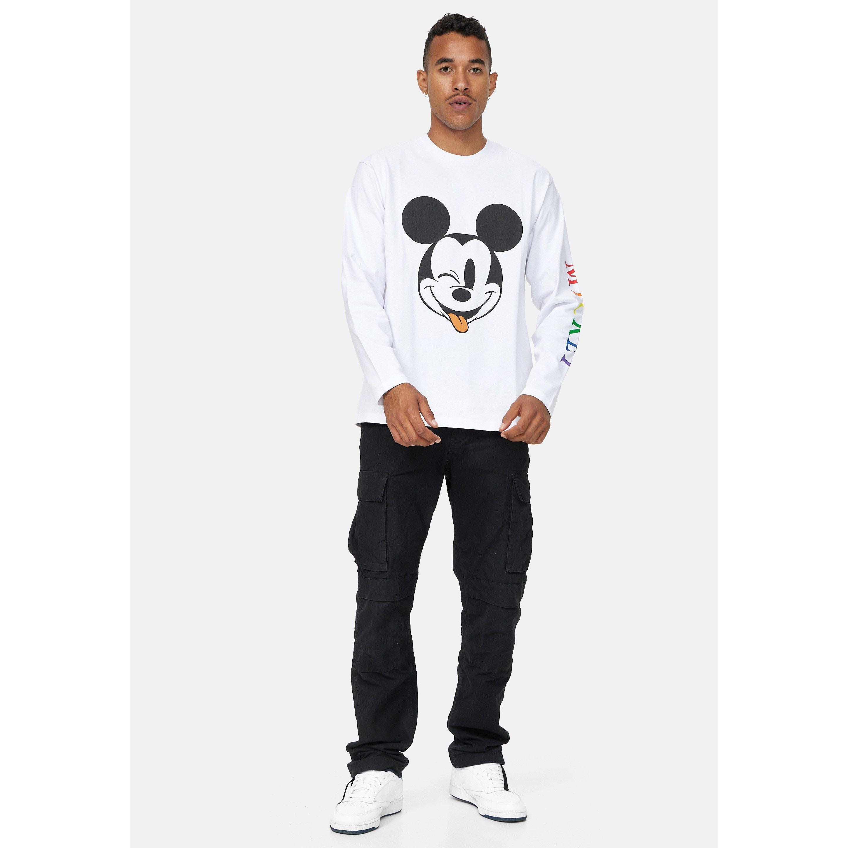 Mickey Miš - Disney - Adults Long-Sleeve Relaxed T-Shirt - 4