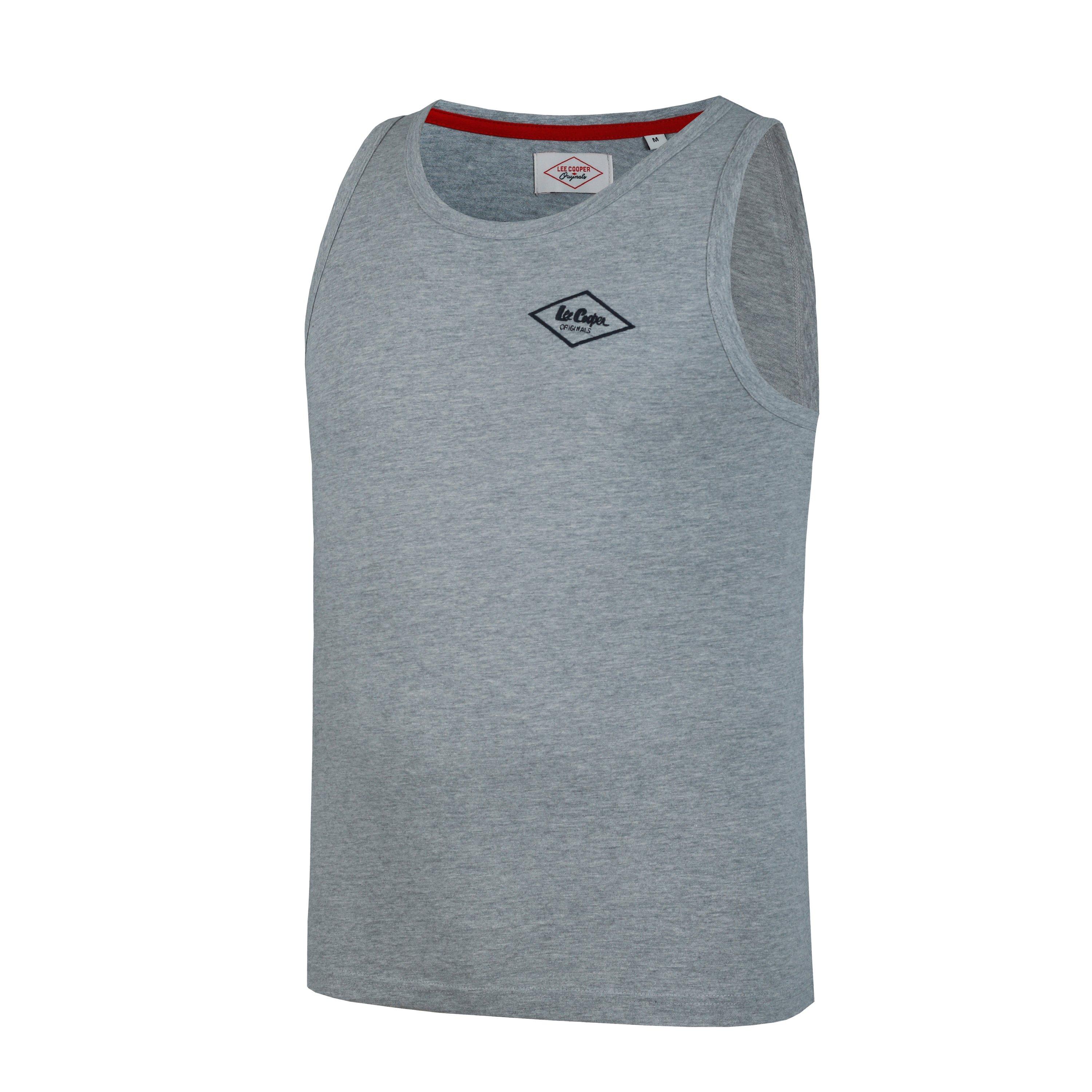 Grau meliert - Lee Cooper - Essential Vest Mens - 3