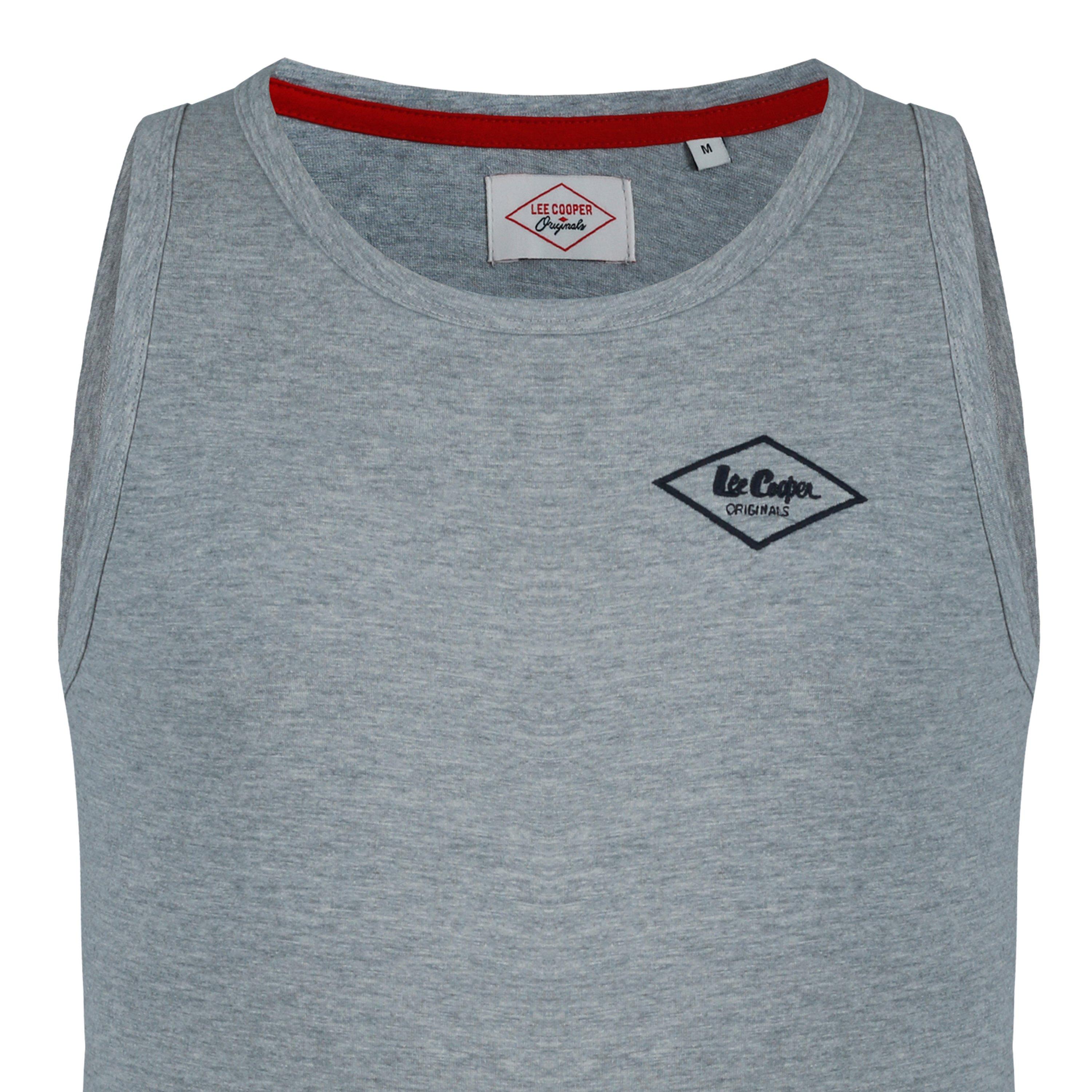 Grau meliert - Lee Cooper - Essential Vest Mens - 4